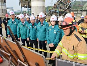 행정자치위원회, 한국동서발전 울산화력발전소 사고 현장방문