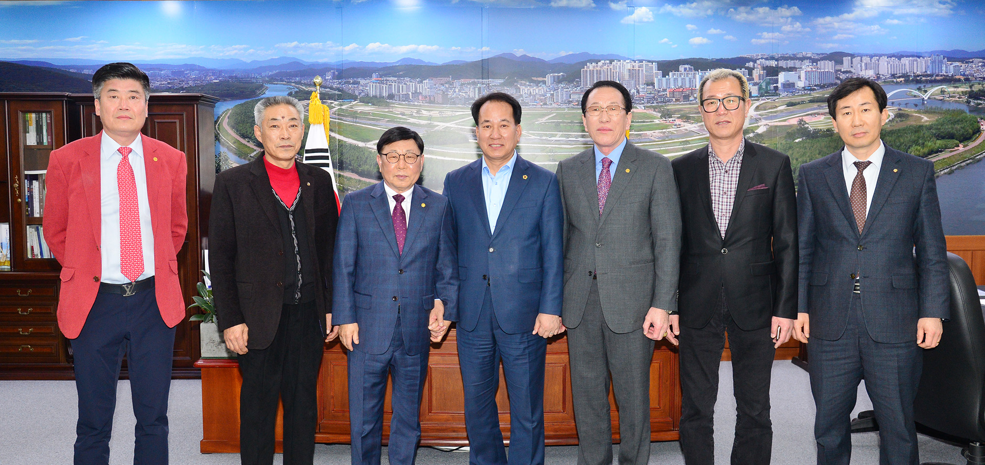 한국외식업중앙회 울산시지회 의장실 내방1