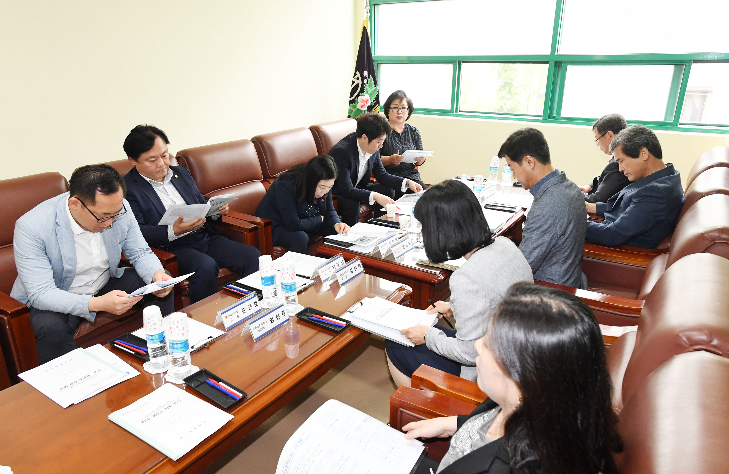 교육위원회 복산초 임시이전(구,울산중) 현장 방문2