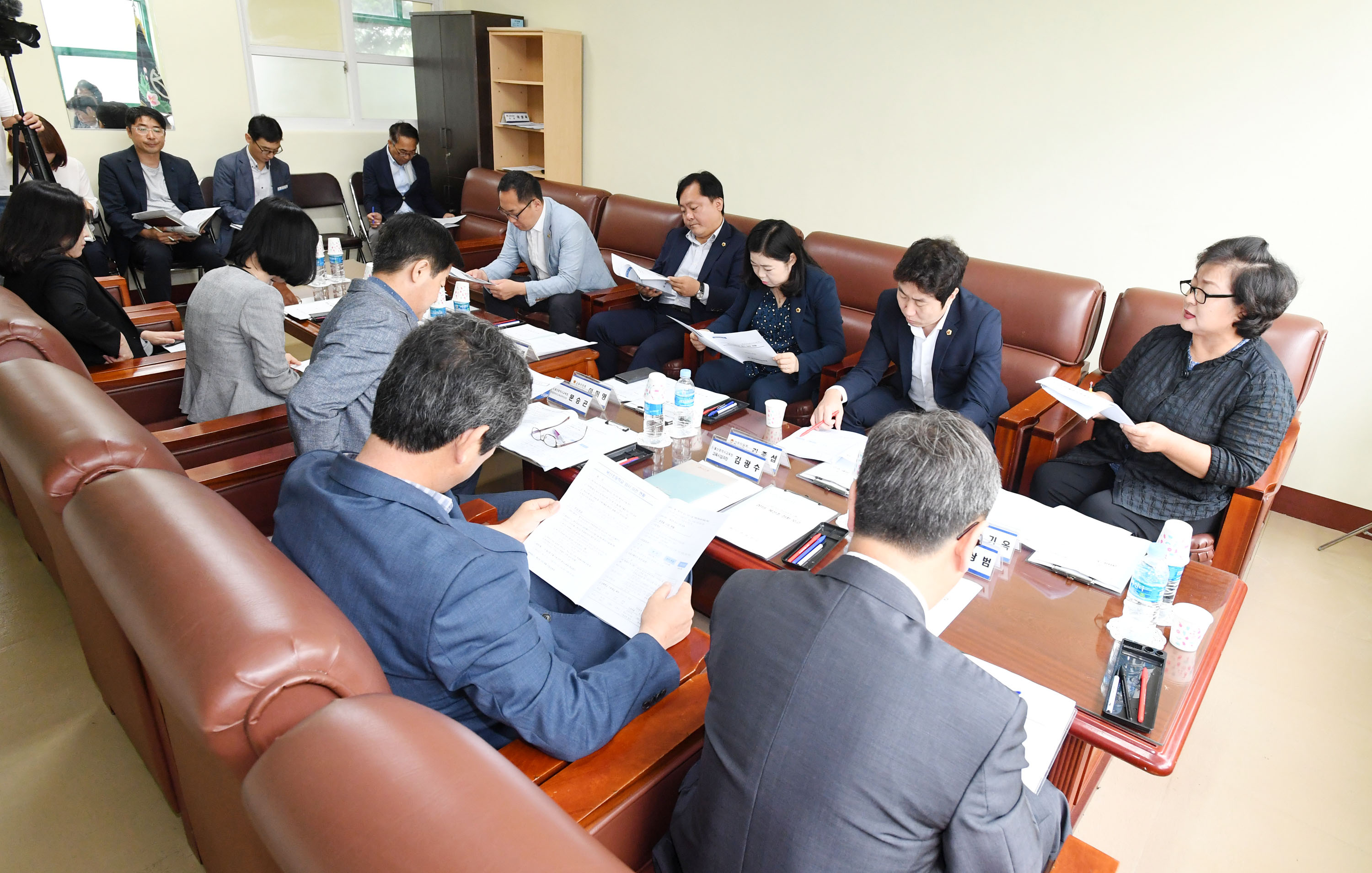 교육위원회 복산초 임시이전(구,울산중) 현장 방문3