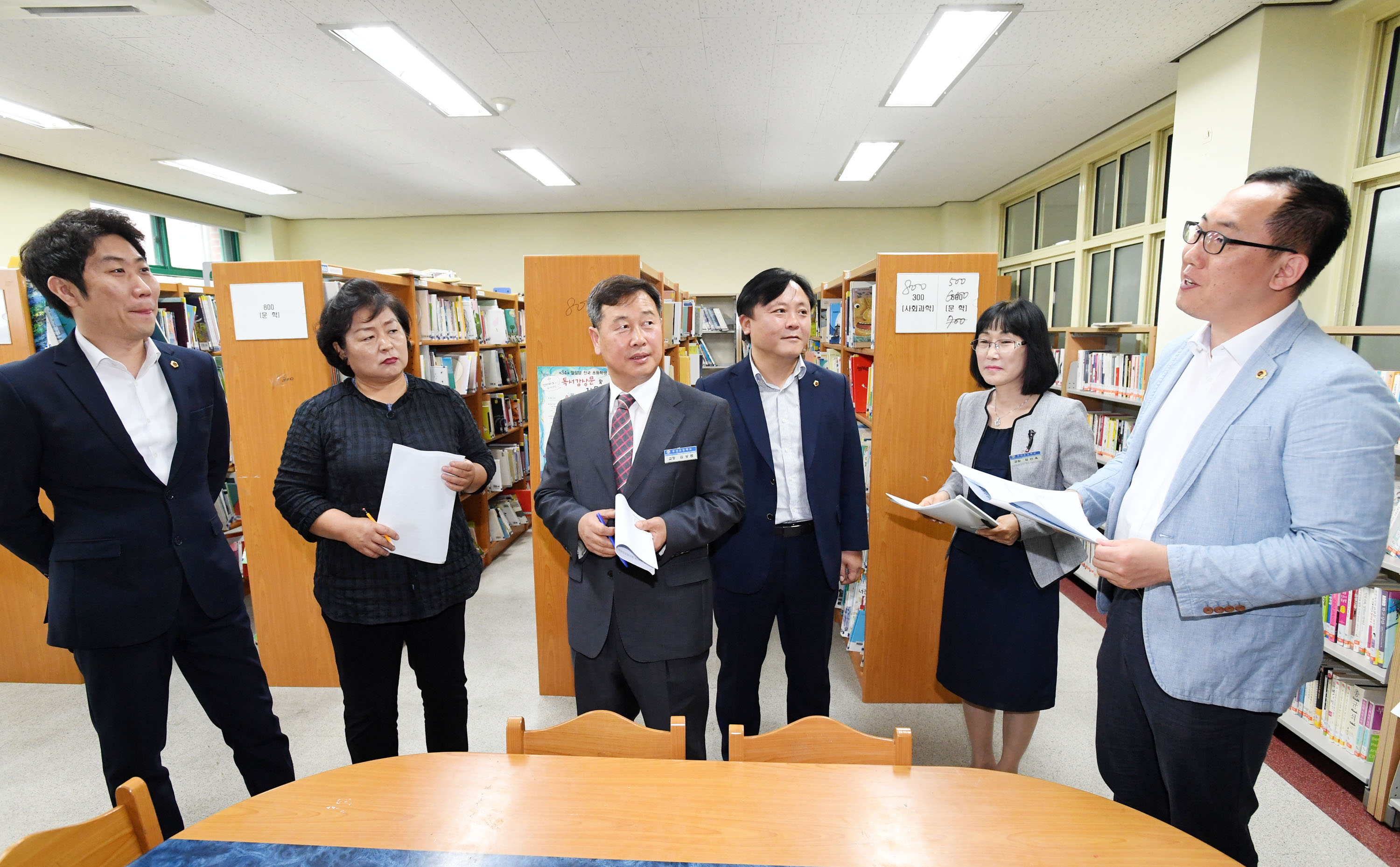 교육위원회 복산초 임시이전(구,울산중) 현장 방문7