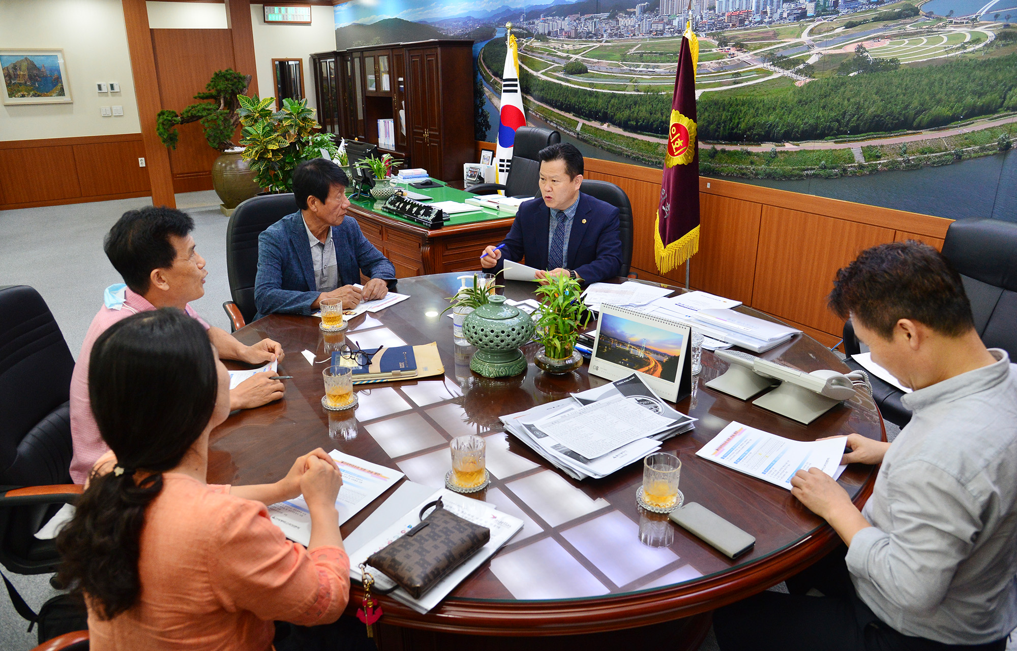 울산쇠부리소리보존회 의장실 내방3