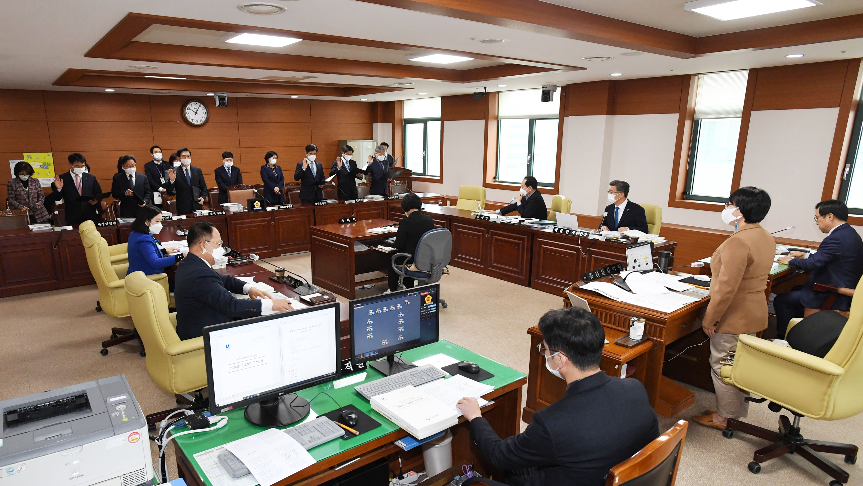 행정자치위원회 제218회 정례회 기간중 기획조정실 소관 2020년도 행정사무감사1