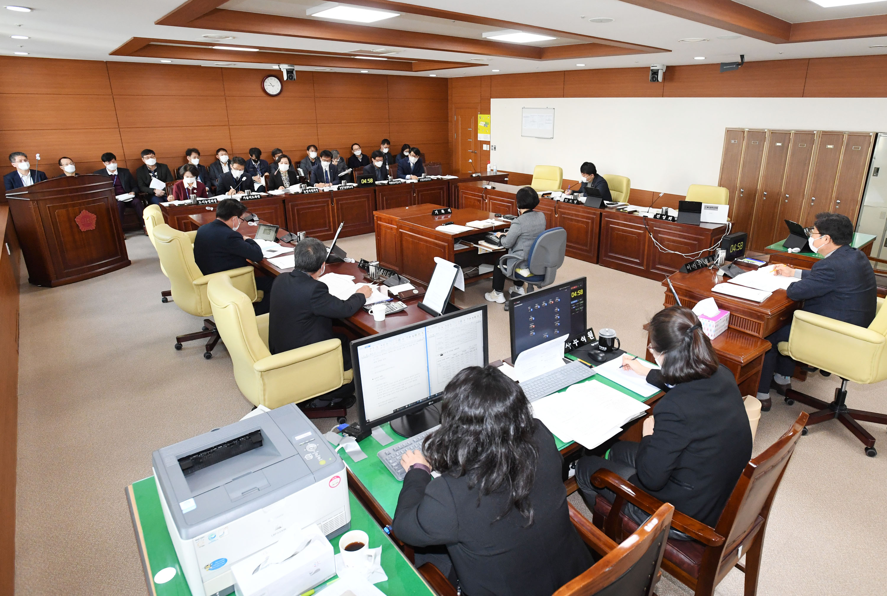 산업건설위원회 제218회 젱례회 기간중 행정사무감사3