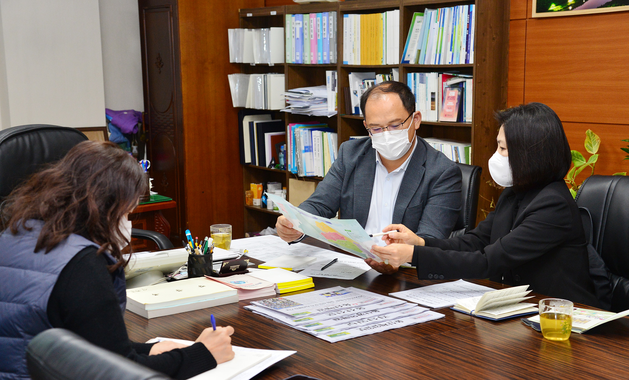 서휘웅 운영위원장, 기후위기와 마을공동체 그린뉴딜 세미나 협의를 위한 간담회4