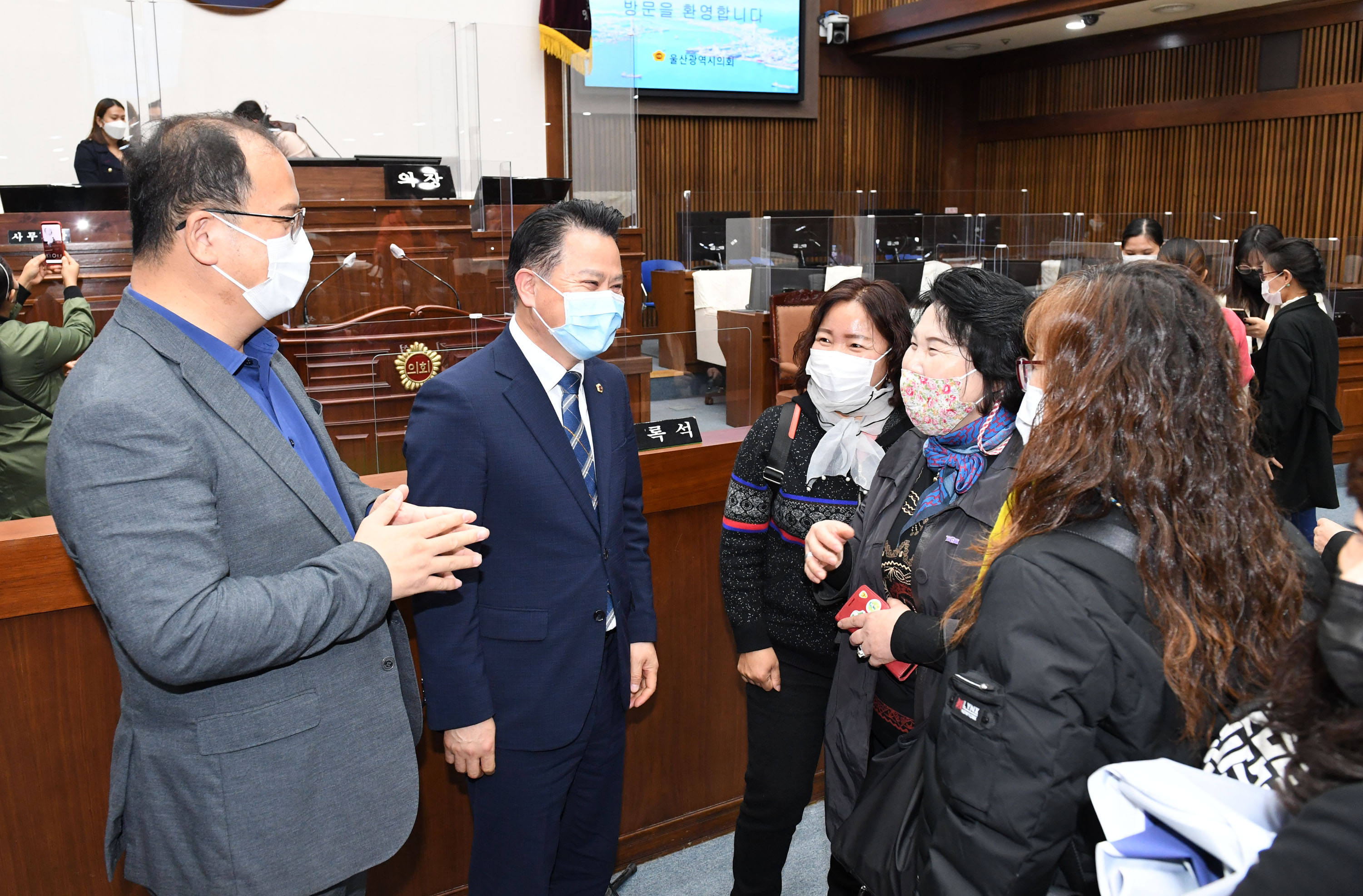 다문화 결혼이주여성 지방자치 시의회 본회의장 견학7