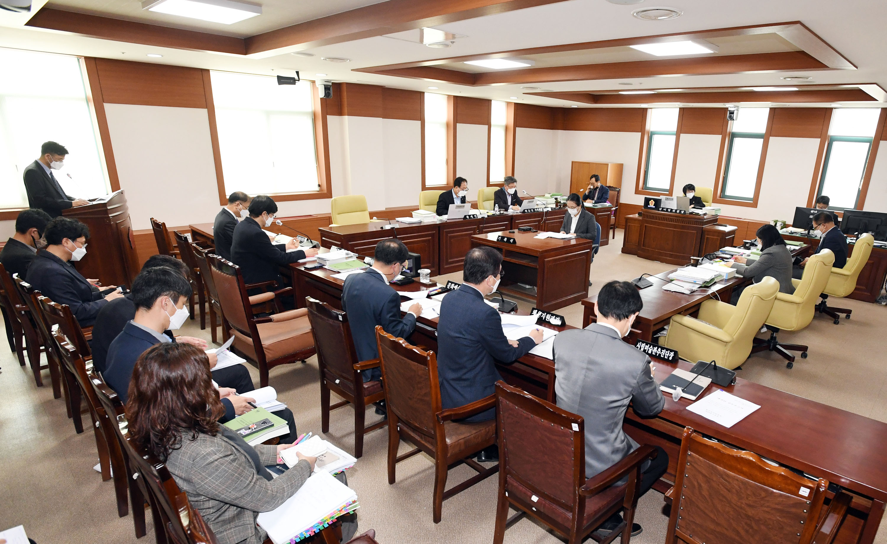 시의회 행정자치위원회 제218회 정례회 기간중 문화관광체육국 소관 예산안 심사1