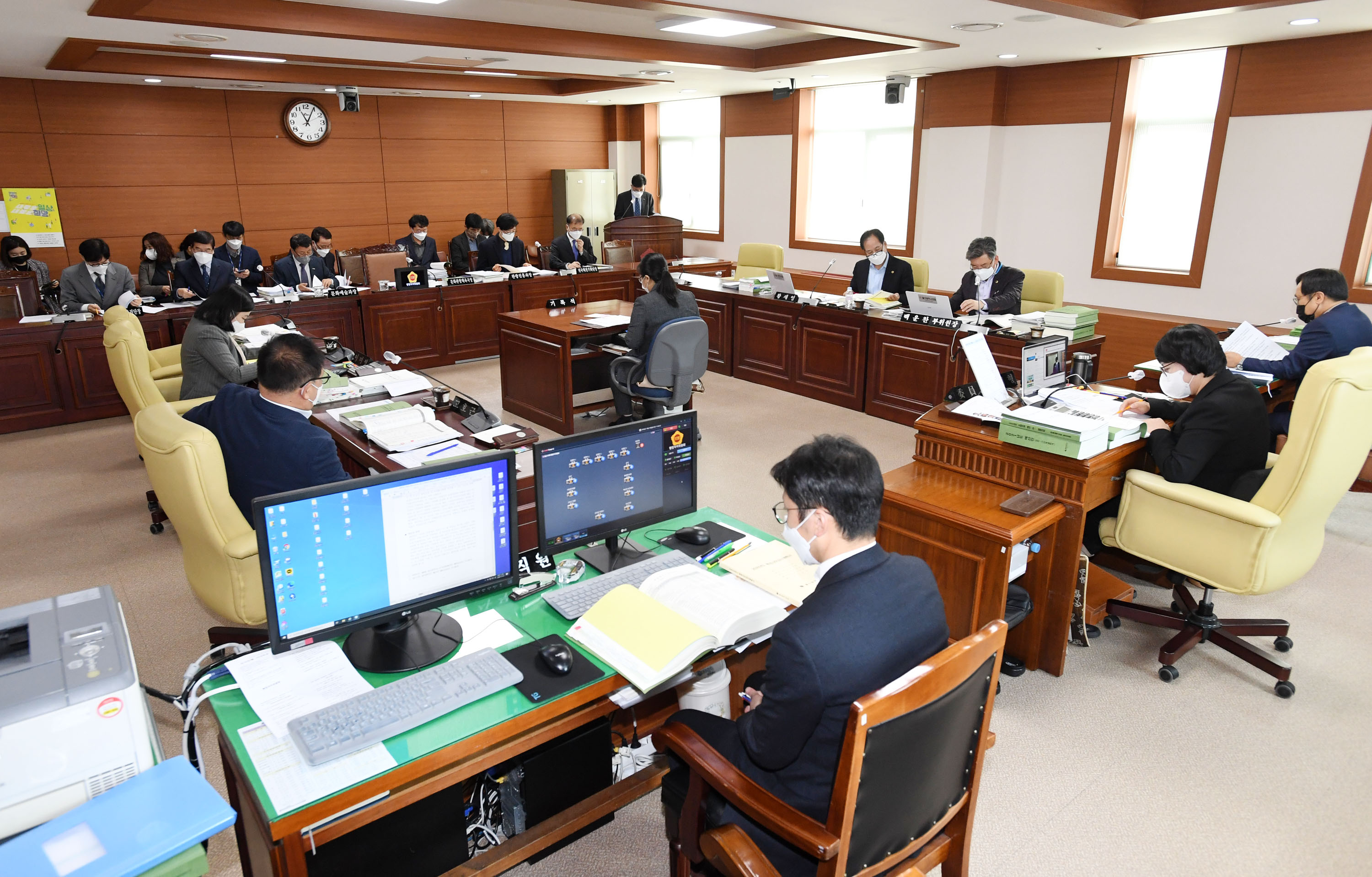 시의회 행정자치위원회 제218회 정례회 기간중 문화관광체육국 소관 예산안 심사2