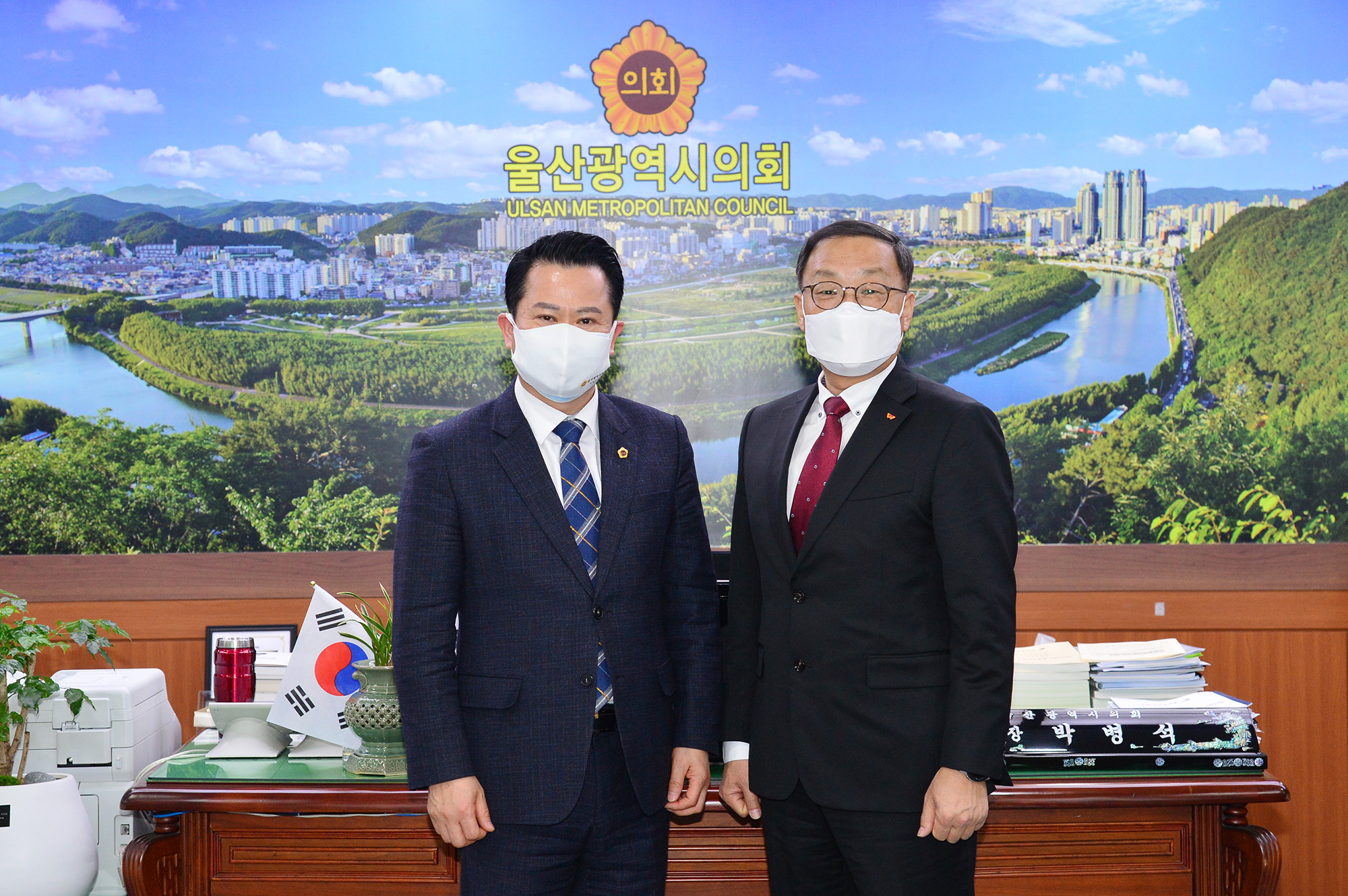 SK이노베이션 유재영 신임 울산총괄부사장 의장실 내방1