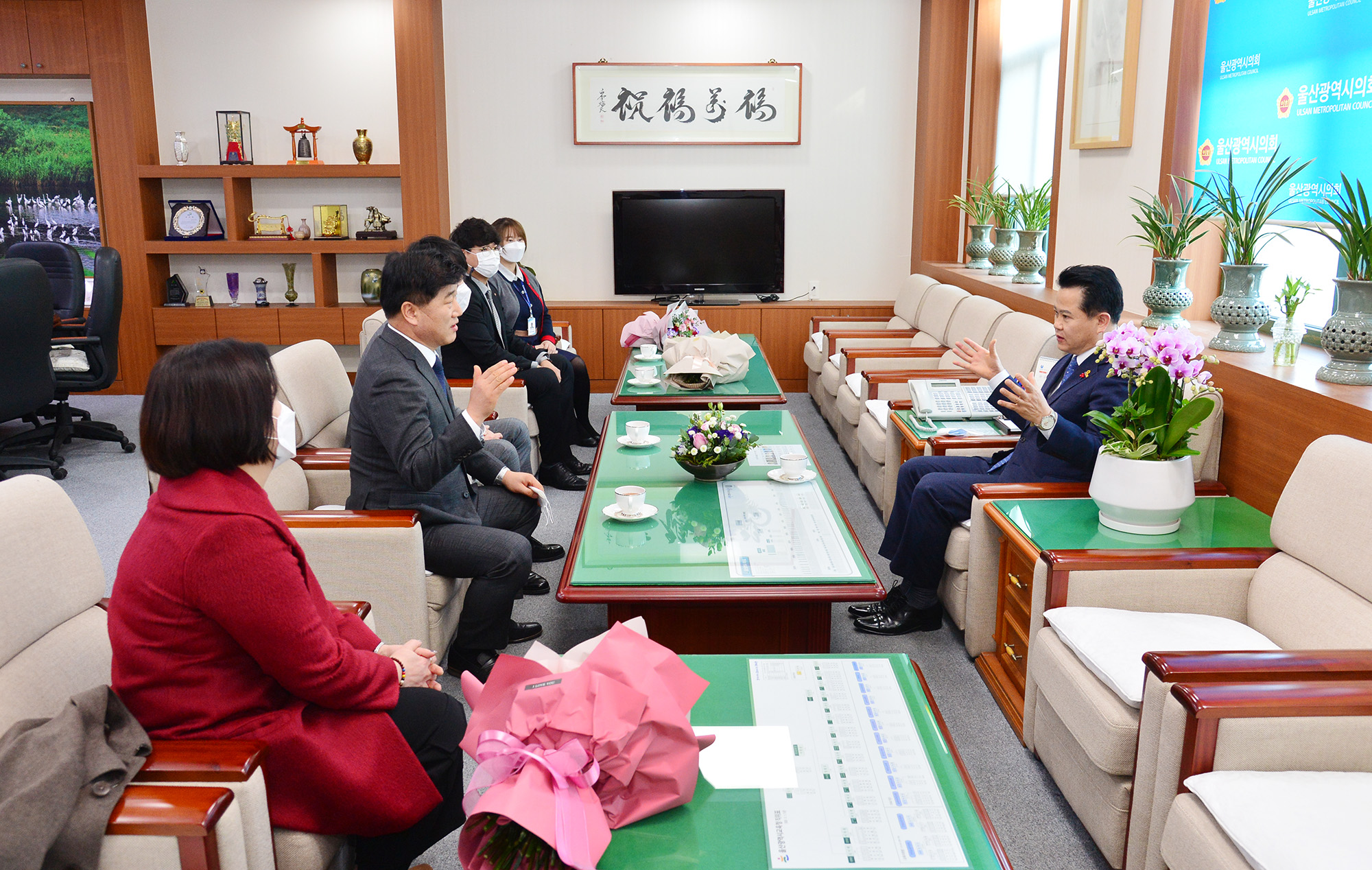 박병석 시의장, 2020년 울산관광진흥 유공자 표창 수여6