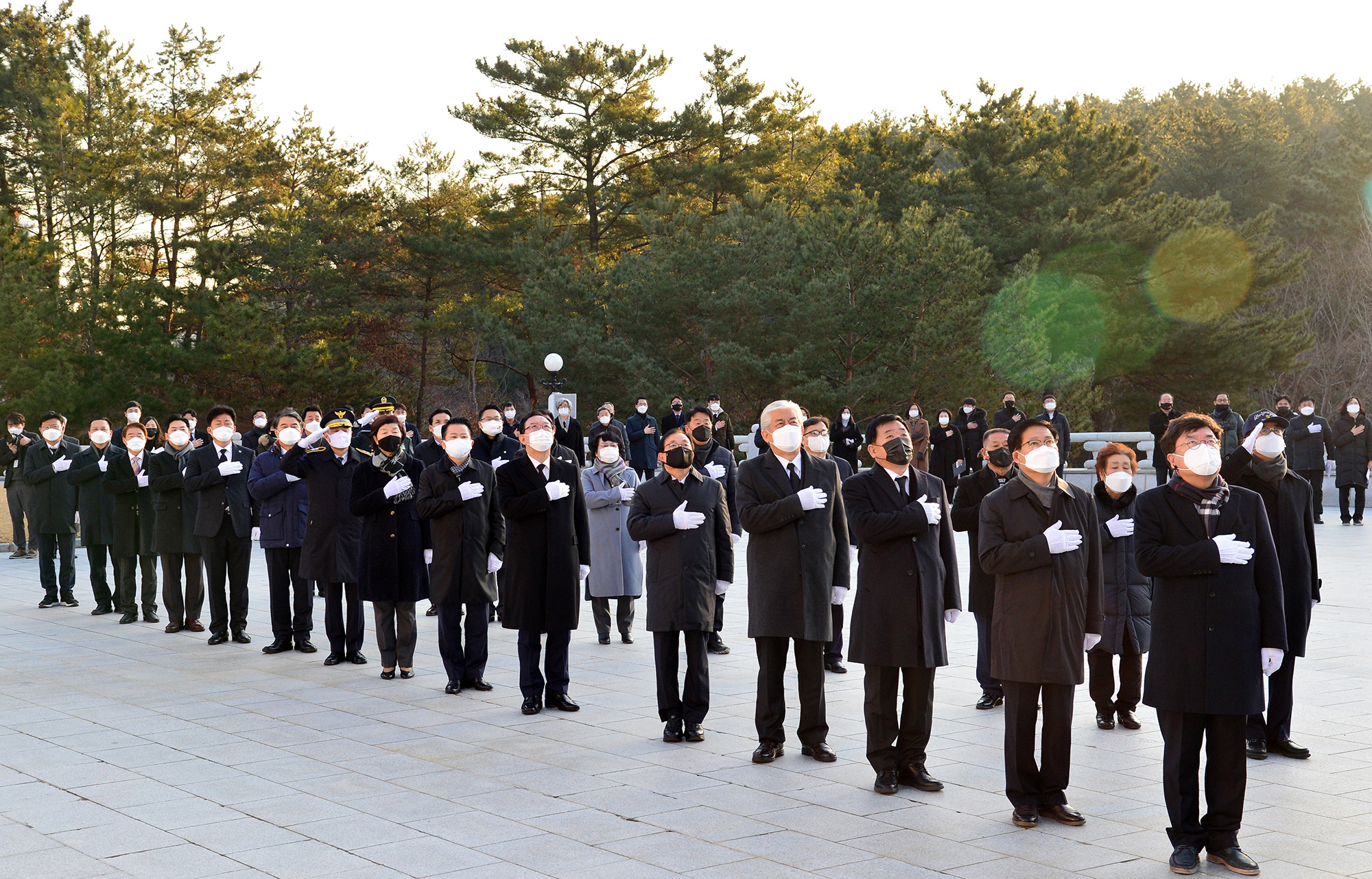 2021 신축년(辛丑年) 새해 현충탑 참배6