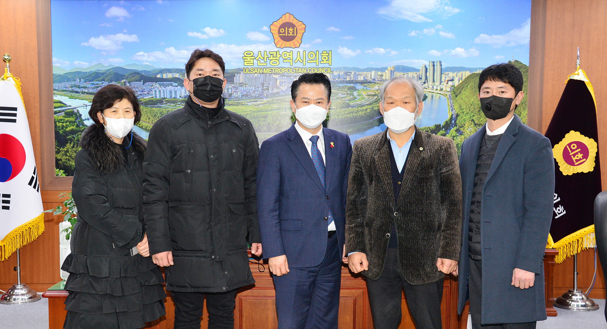 울산광역시 농업경영인연합회 박경만 신임회장 의장실 내방 2