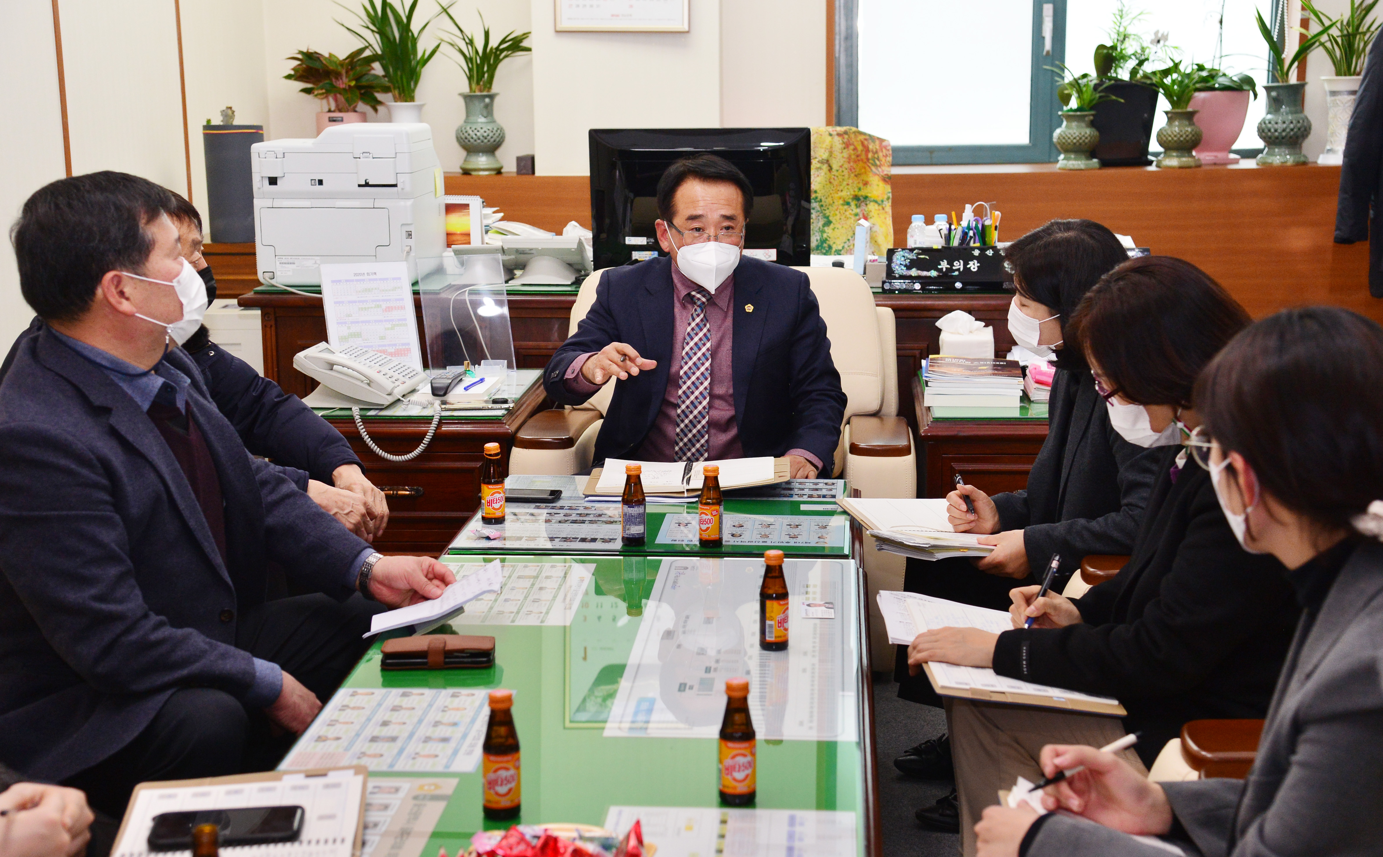 안수일 부의장, 동네시장 장보기 서비스 활성화 방안 의견 청취 간담회 2