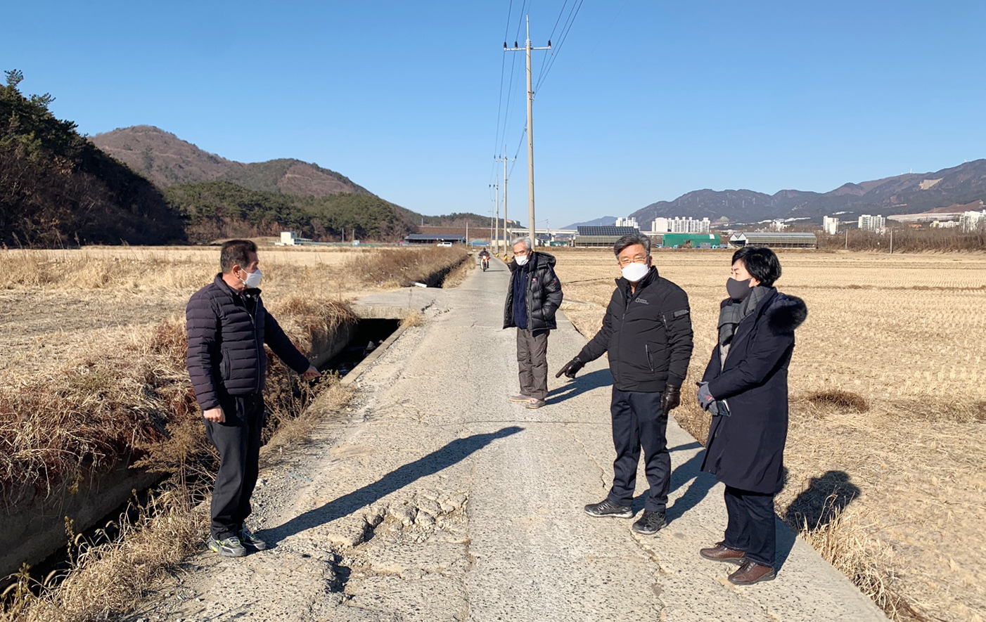 백운찬 의원, 북구지역 농업기반시설 현장 점검1