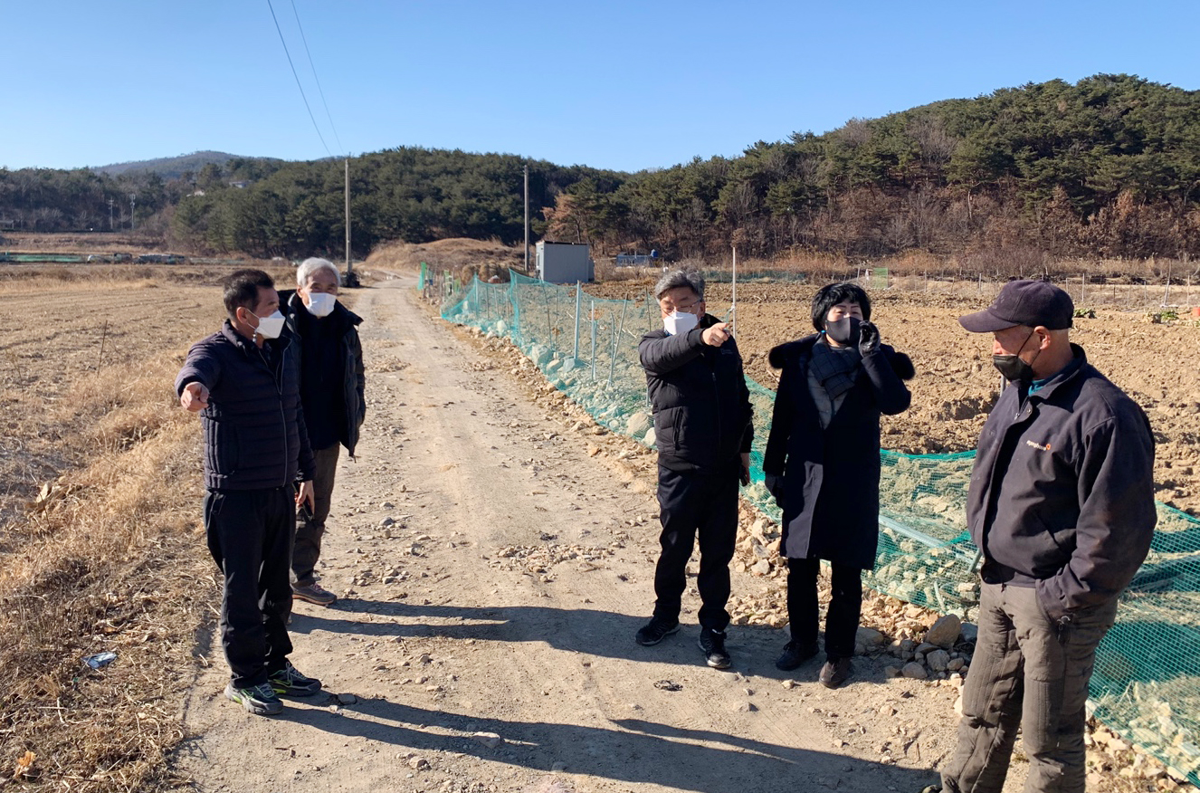 백운찬 의원, 북구지역 농업기반시설 현장 점검3