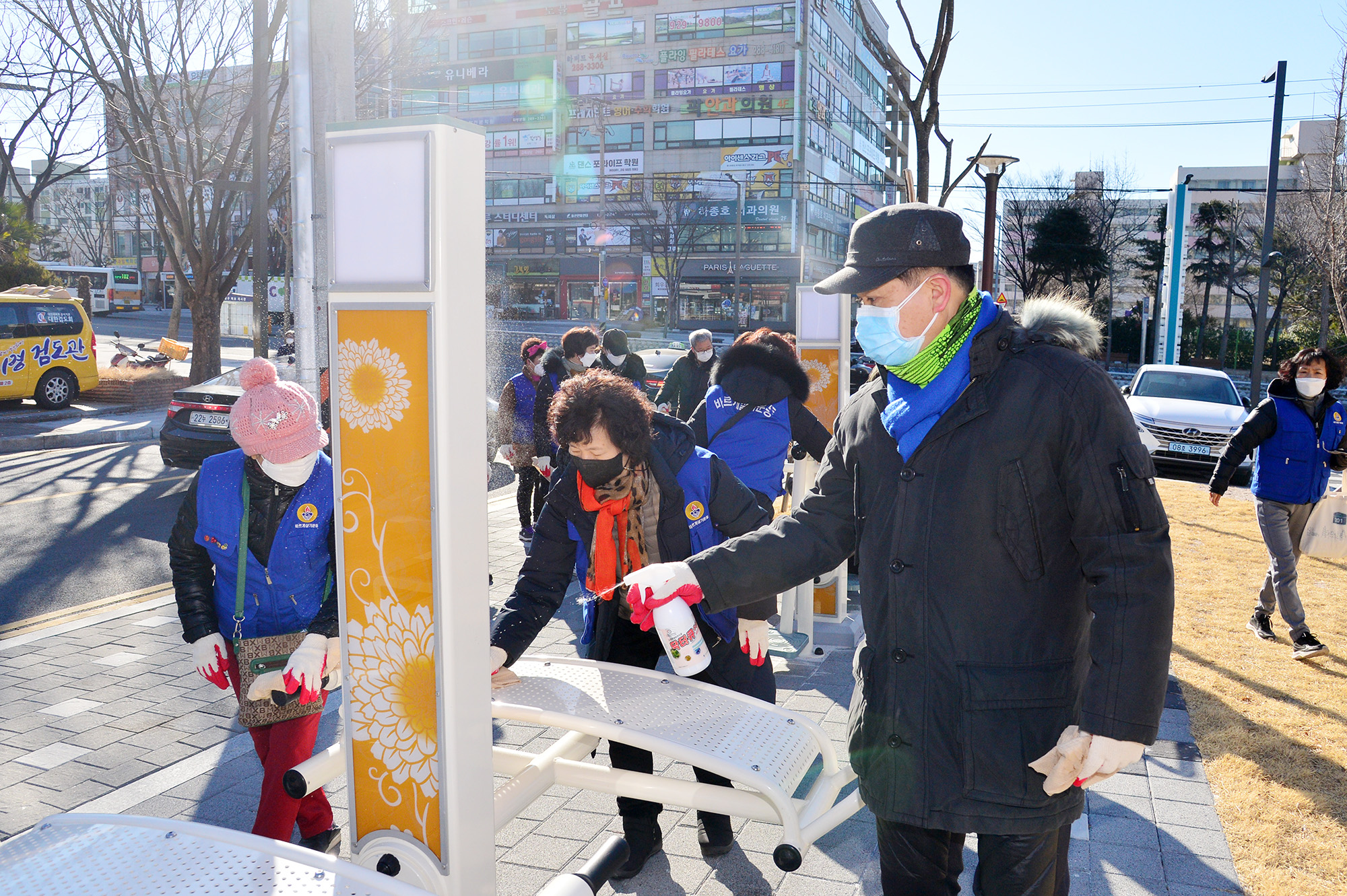 박병석 의장, 코로나19 확산 방지를 위한 방역활동5