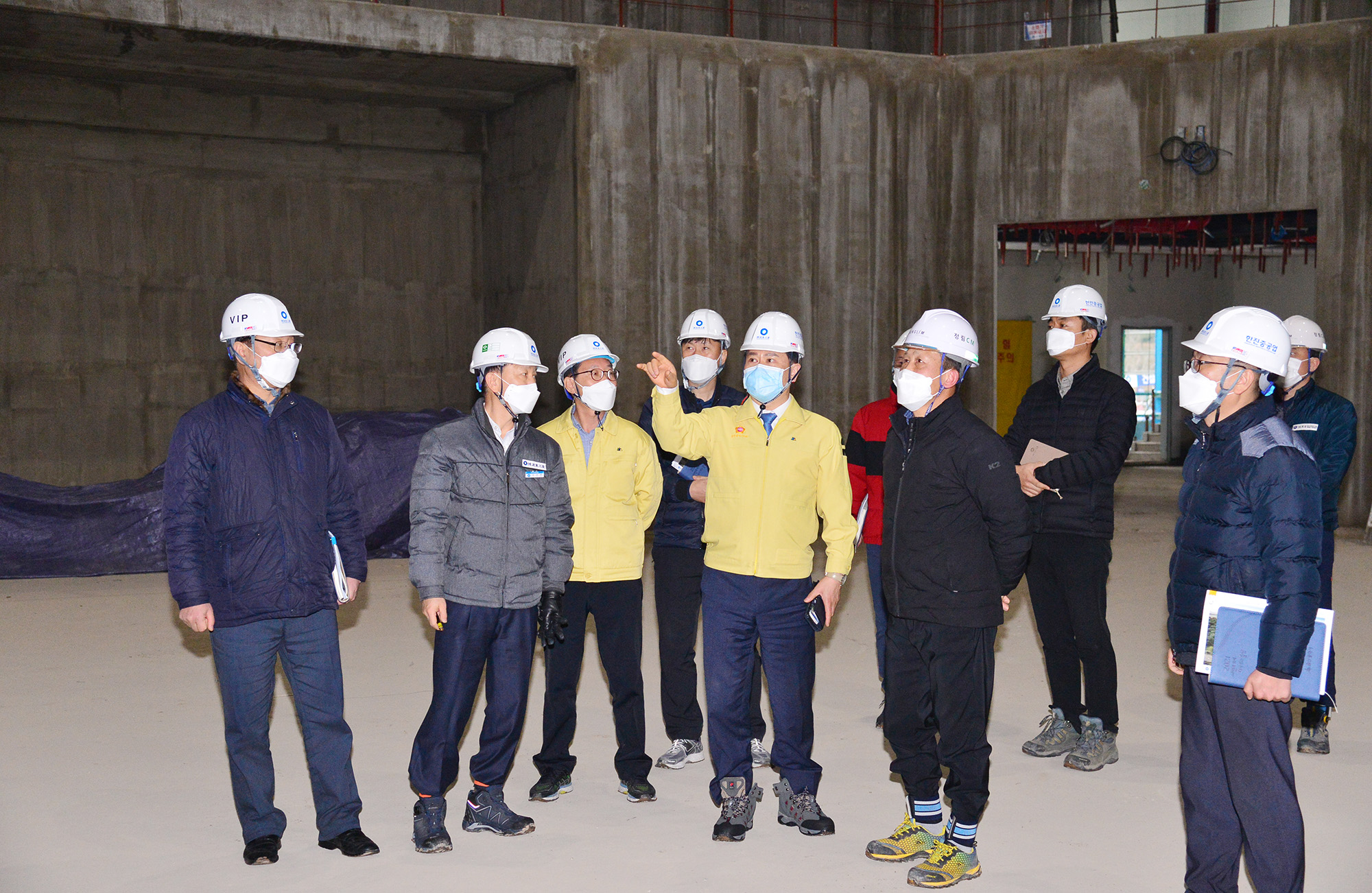 박병석 의장, 울산전시컨벤션센터· 울산제2실내종합체육관 건립현장 방문9