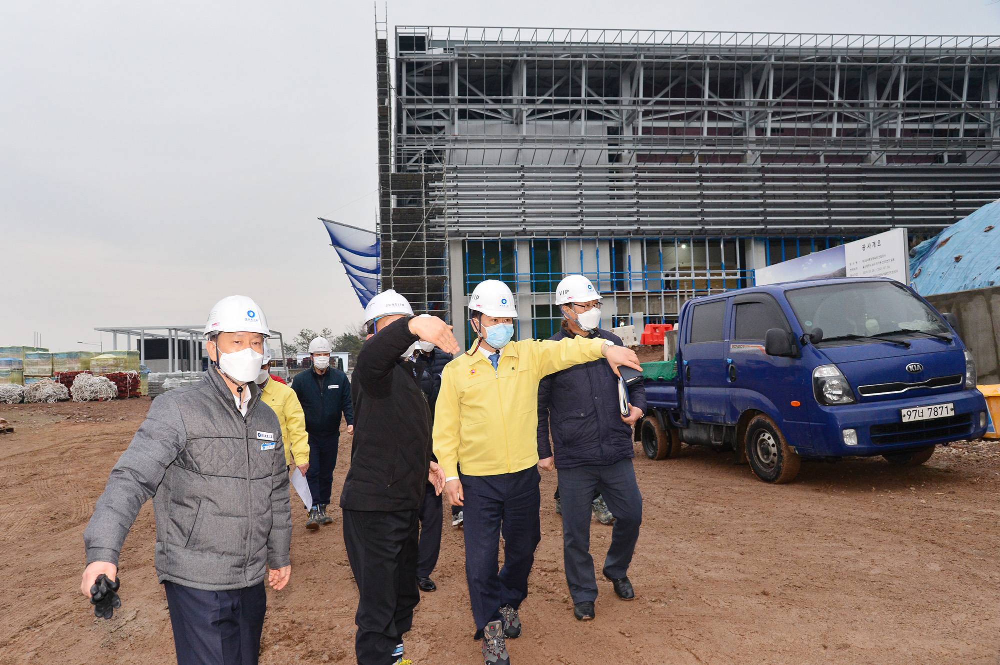 박병석 의장, 울산전시컨벤션센터· 울산제2실내종합체육관 건립현장 방문10