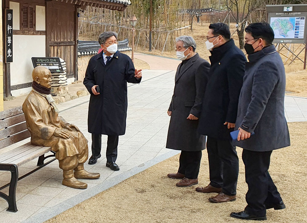 백운찬 의원, 박상진 의사 생가 현장 점검1