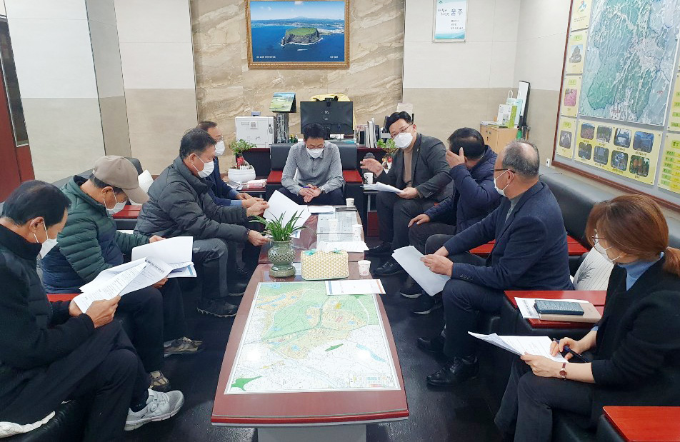 서휘웅 의원, GW일반산단 유치업종 계획 변경 관련 주민간담회2