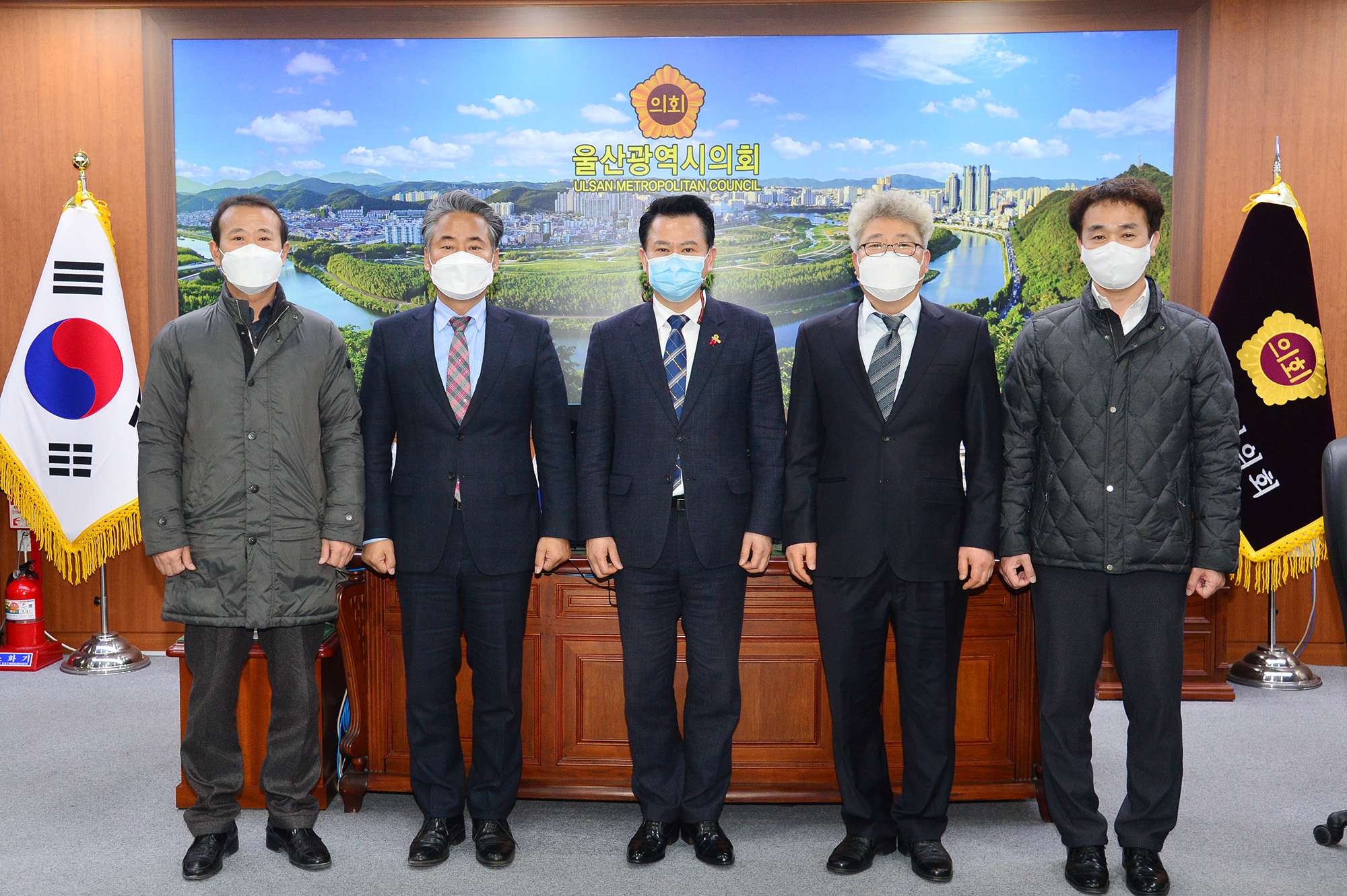 김영섭 울산산업직업전문학교장 의장실 내방2