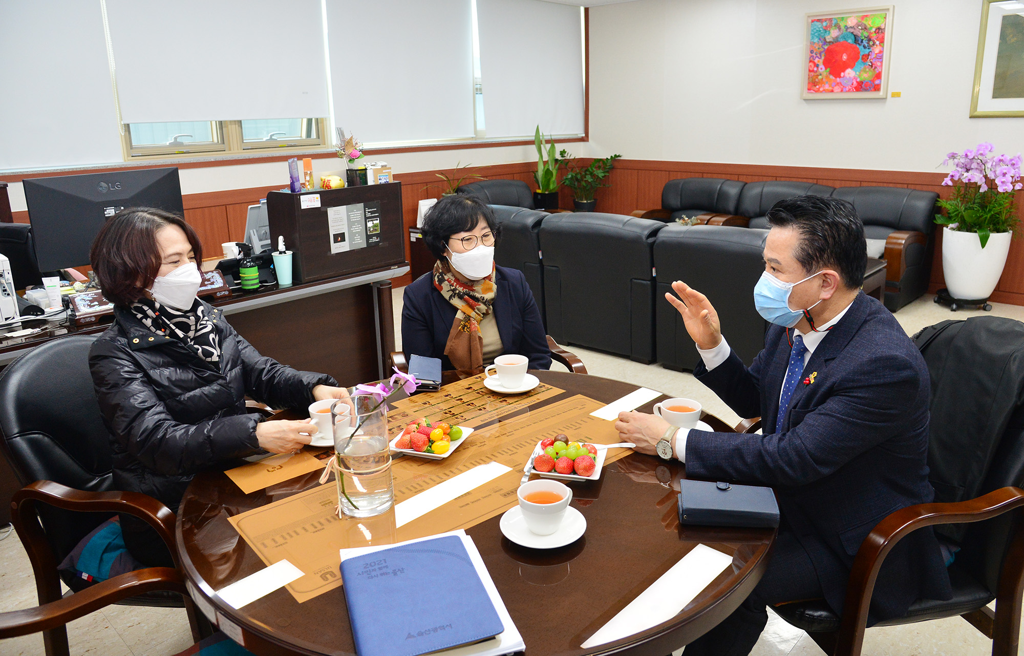 박병석 의장, 출연기관 방문(울산연구원, 울산여성가족개발원, 울산테크노파크)5