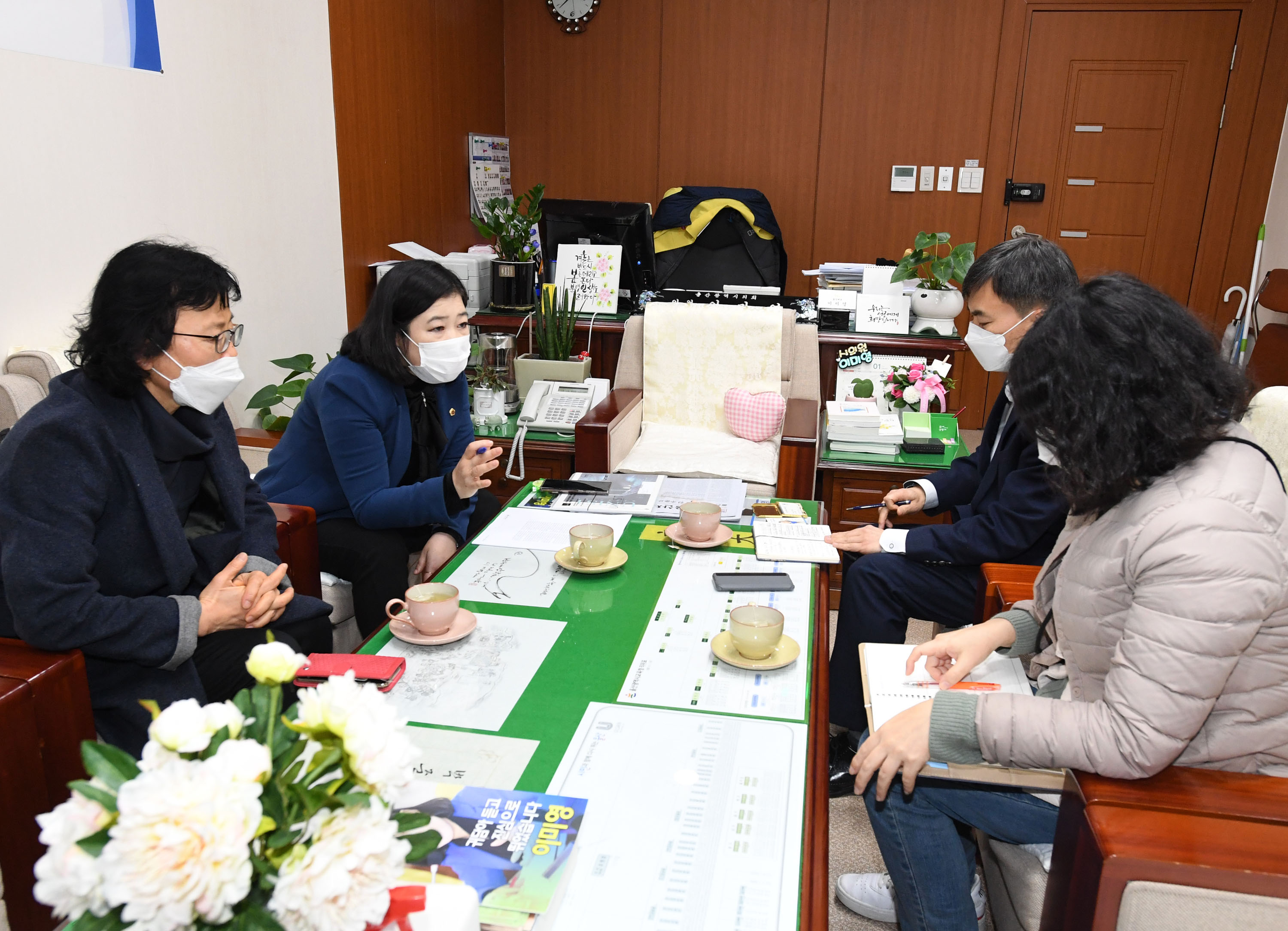 이미영 의원  2021 비대면 통일퀴즈대회 개최 등 남북교류 협력사업에 관한 간담회1