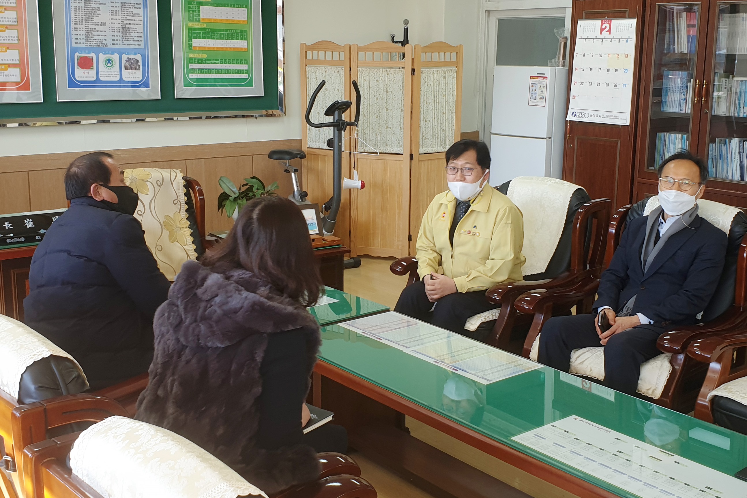 시의회 윤덕권 의원 청량초, 청량중, 삼정초 학교 현장 방문1