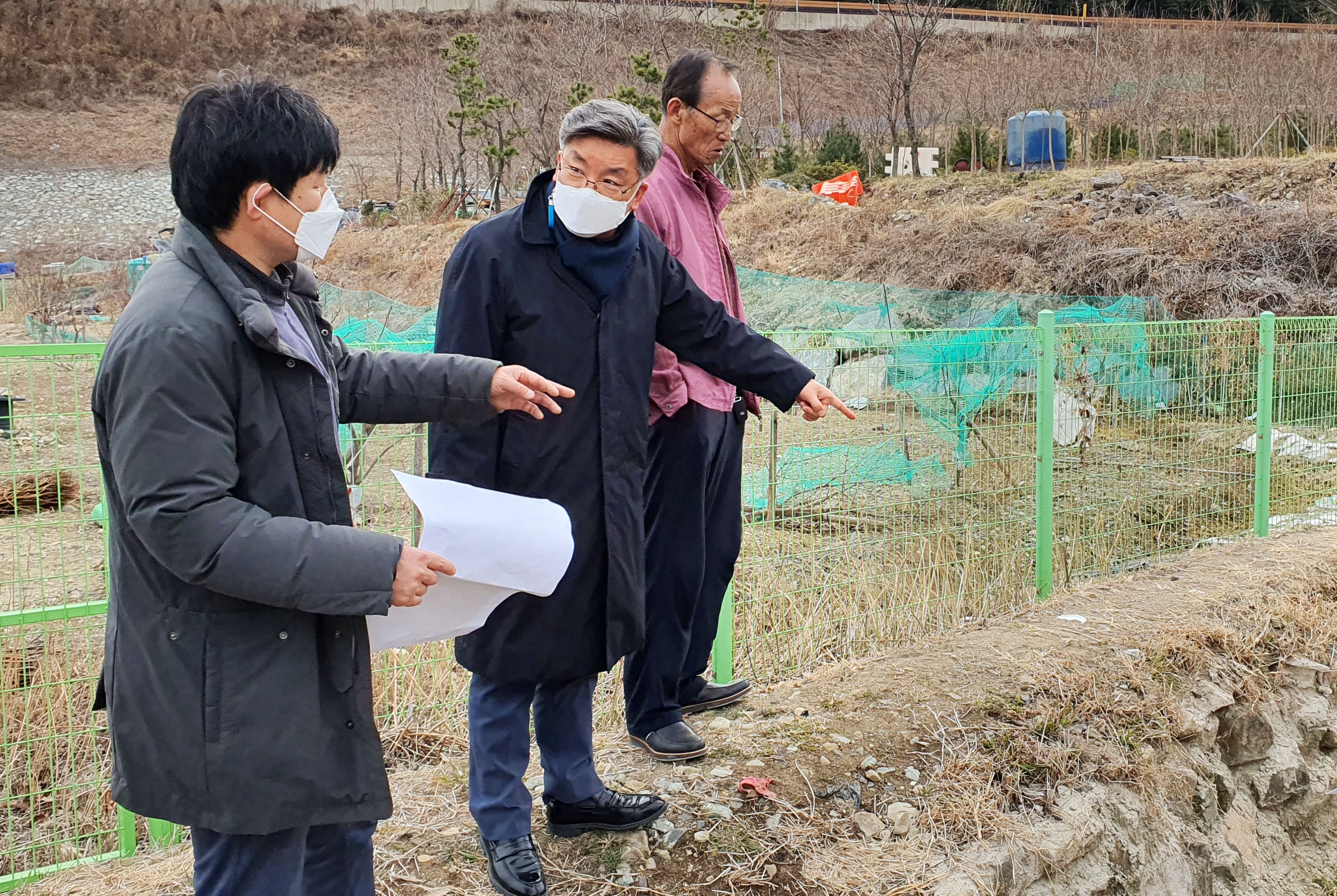 백운찬 의원, 북구지역 하수관로 부설 공사 현장 점검1