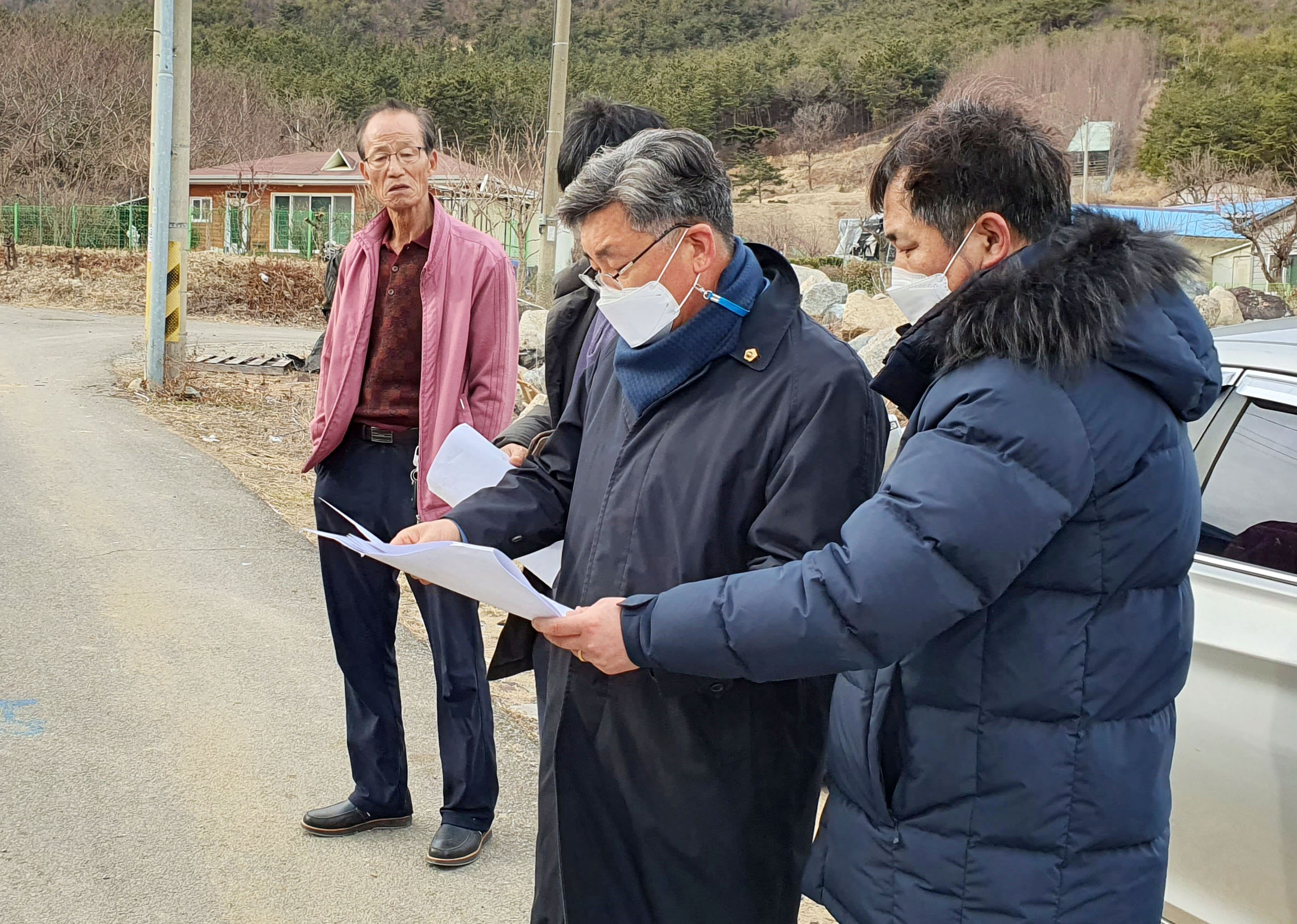 백운찬 의원, 북구지역 하수관로 부설 공사 현장 점검3