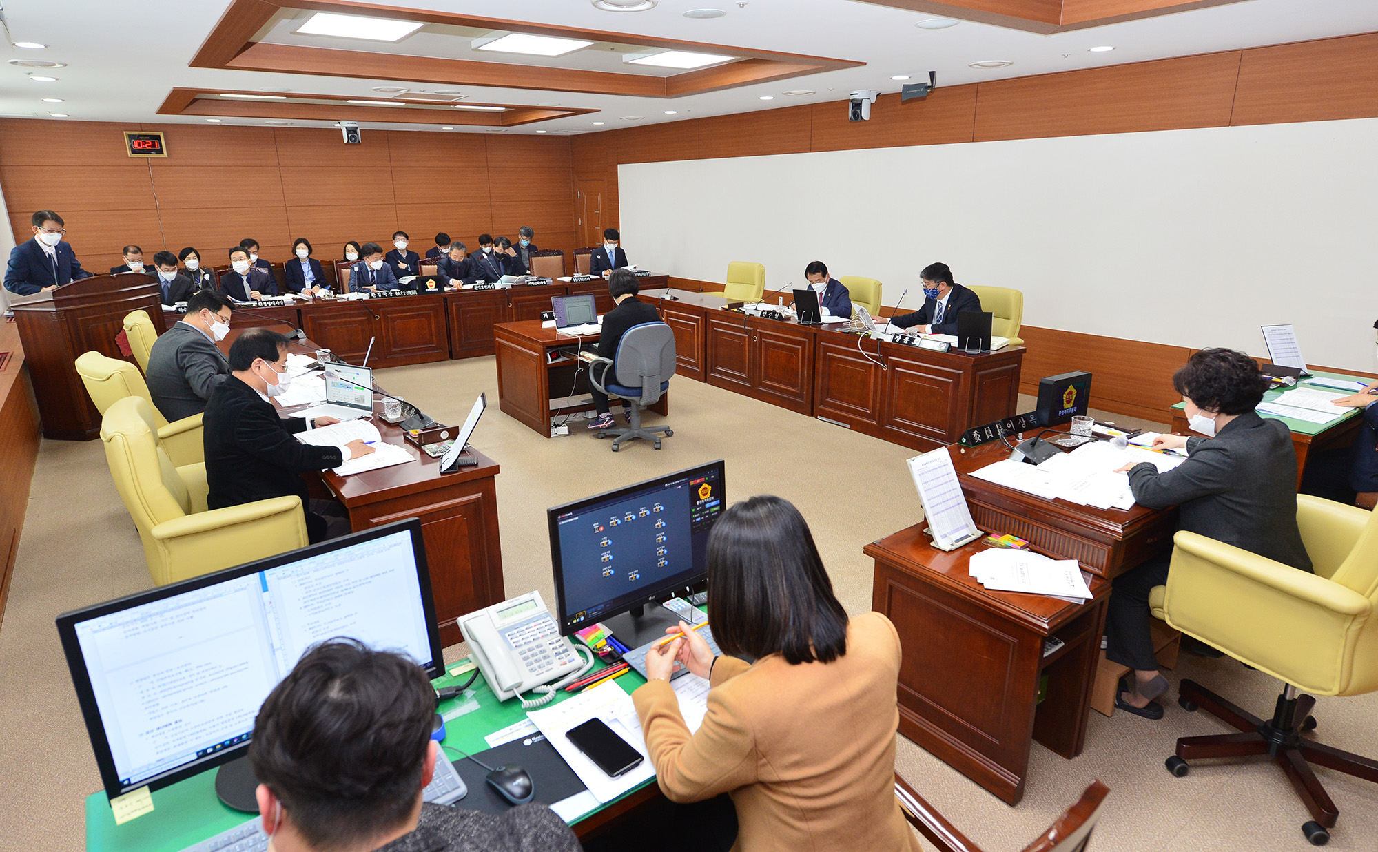 환경복지위원회 환경국, 녹지정원국 등 2021년도 주요업무보고 청취1