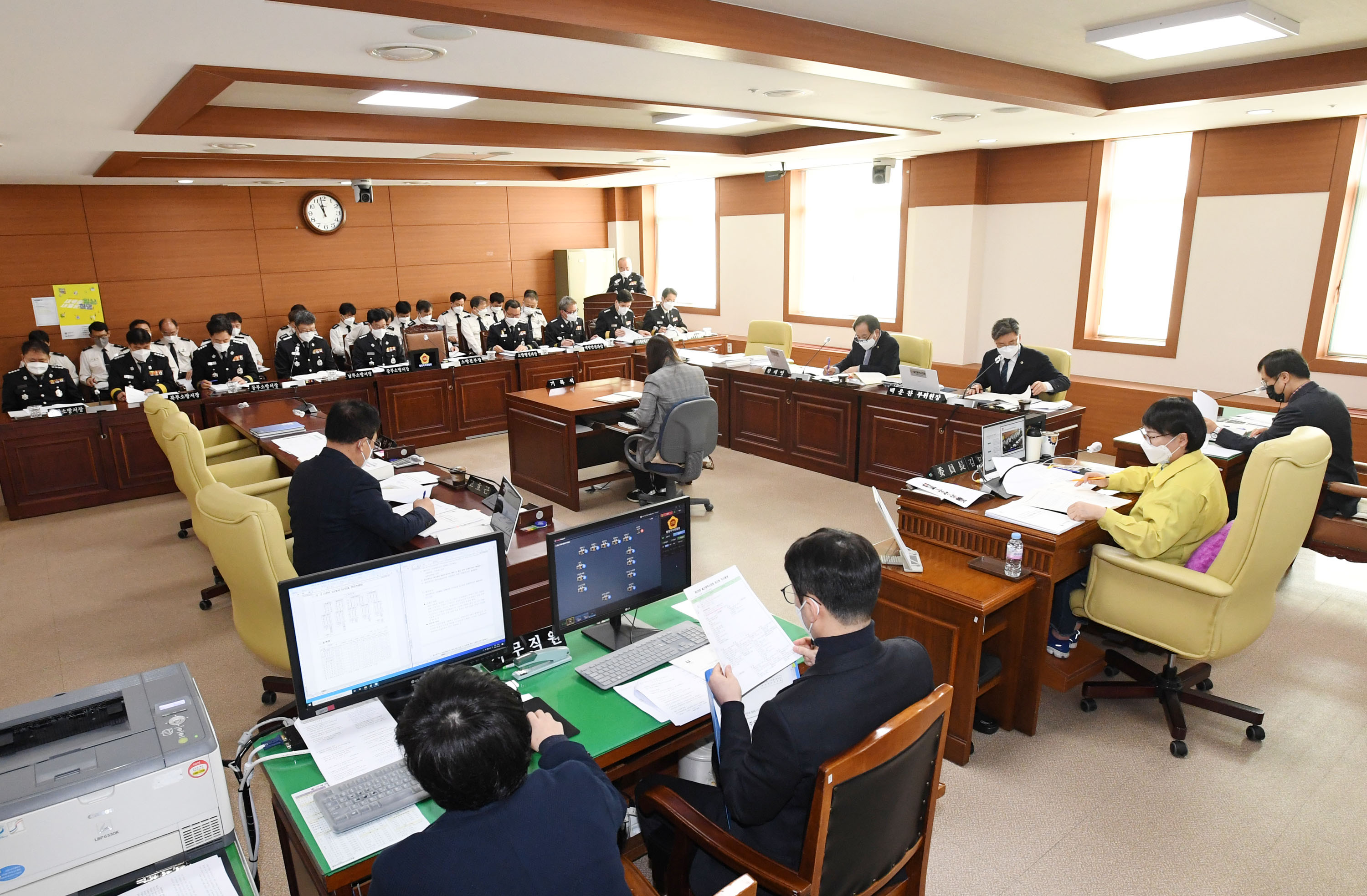 행정자치위원회 소방본부 소방서 소관, 시민안전실 소관 2021년도 주요업무보고 청취2