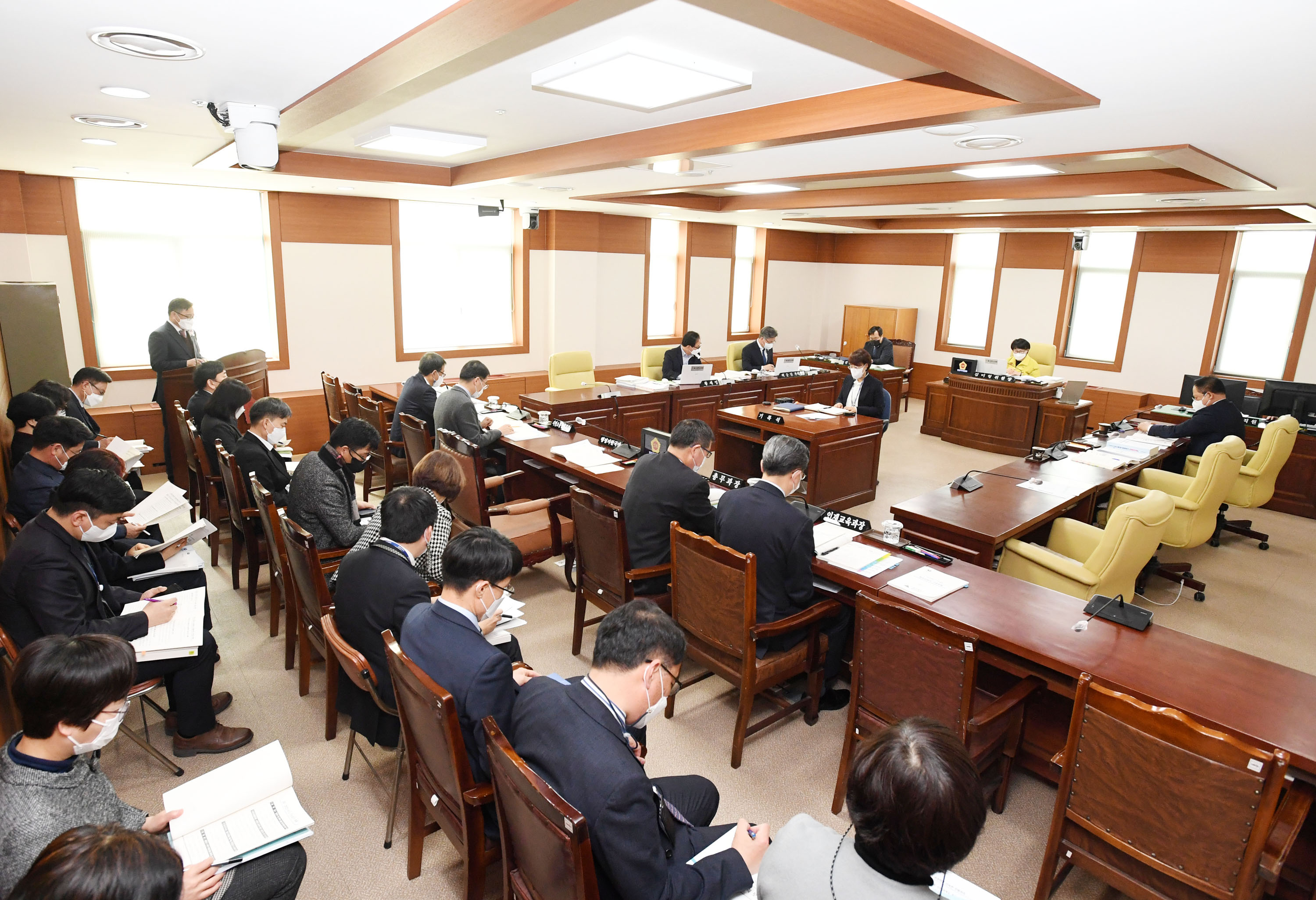 행정자치위원회 울산인재평생교육진흥원 소관, 행정지원국 소관  2021년도 주요업무보고 청취3