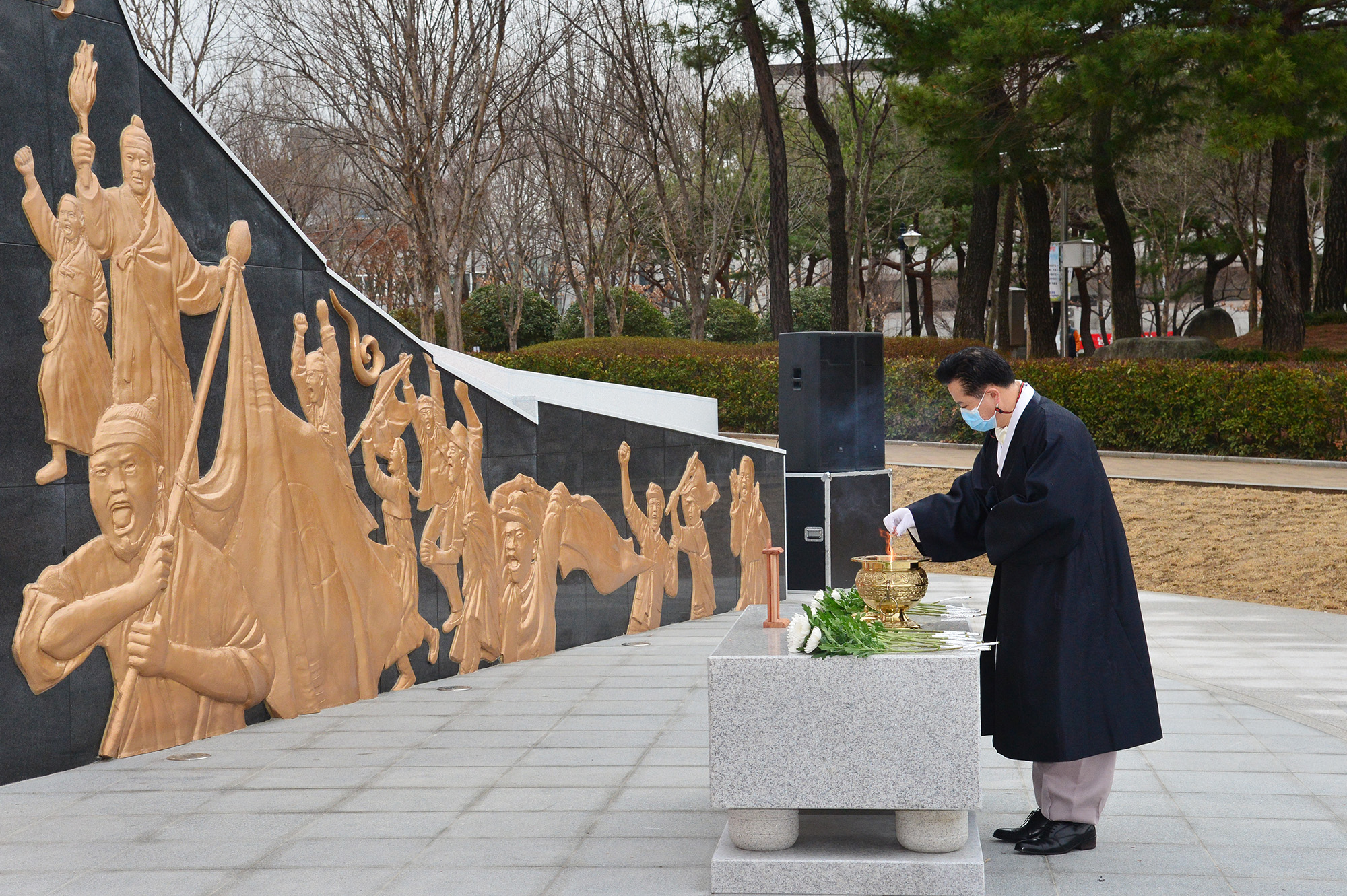 제102주년 3.1절 기념 울산항일독립운동기념탑 참배6