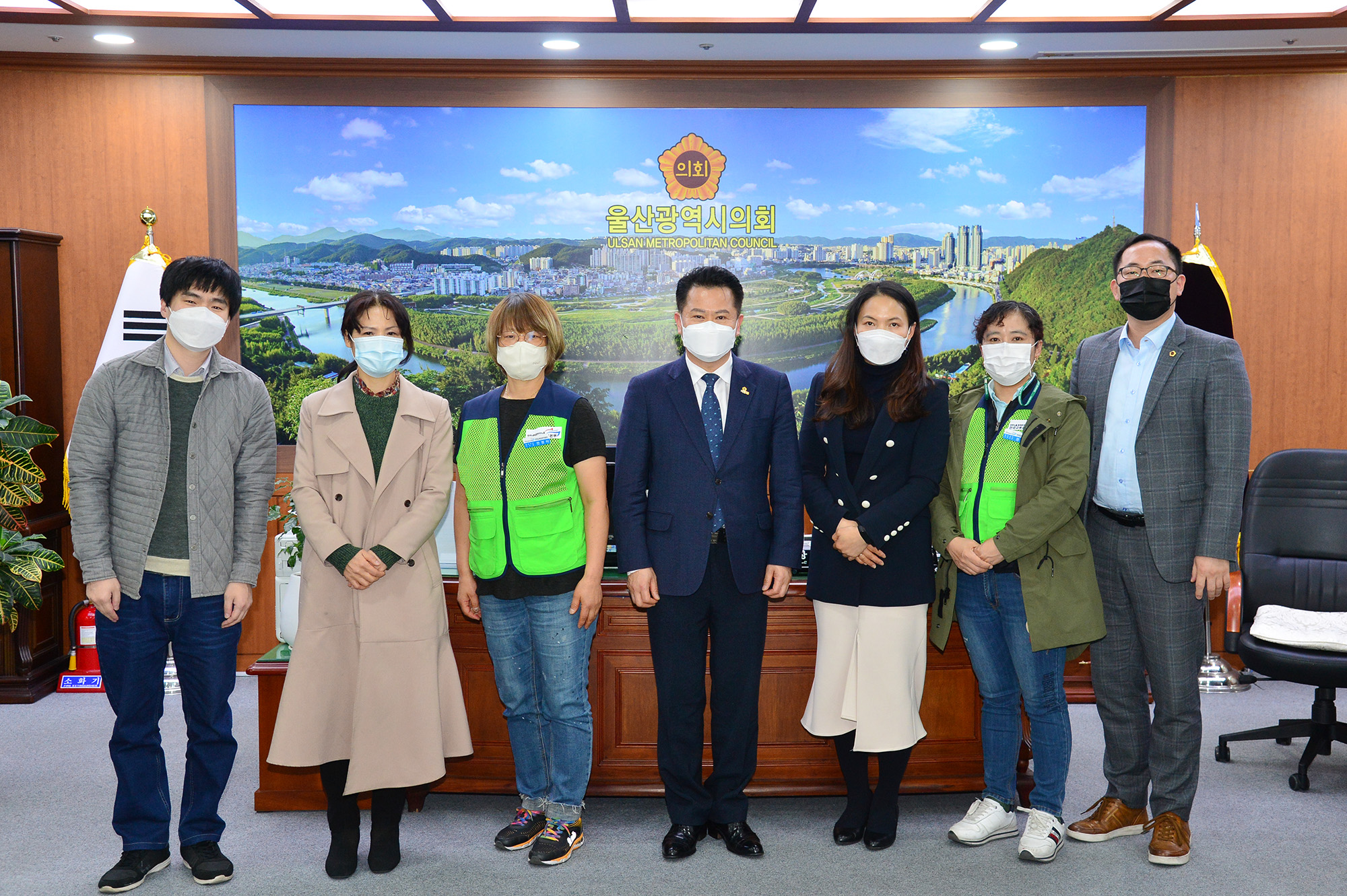 전국교육공무직본부 울산지부 의장실 내방3