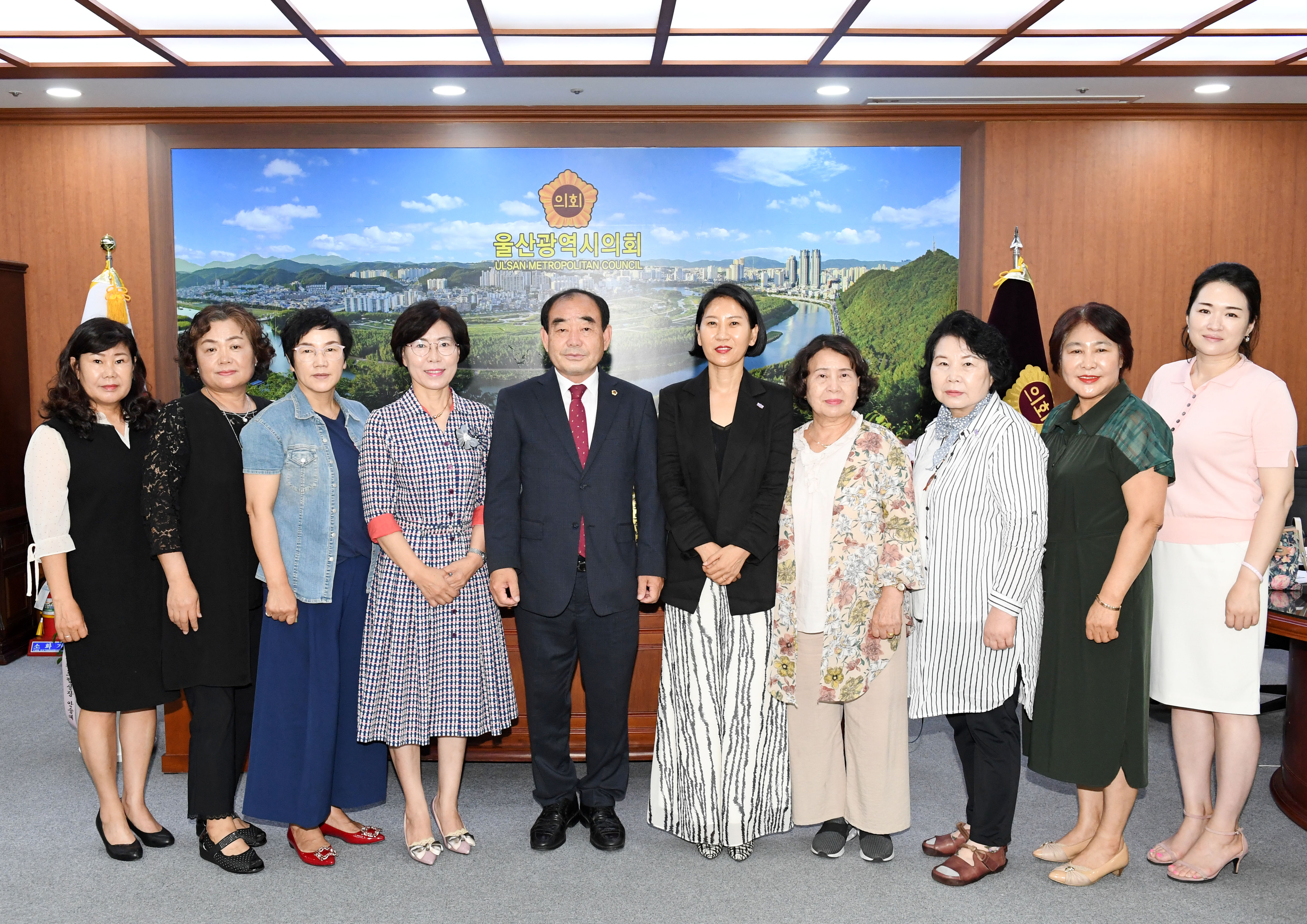(사)의회를 사랑하는 사람들 울산광역시지부 회원 의장실 방문1
