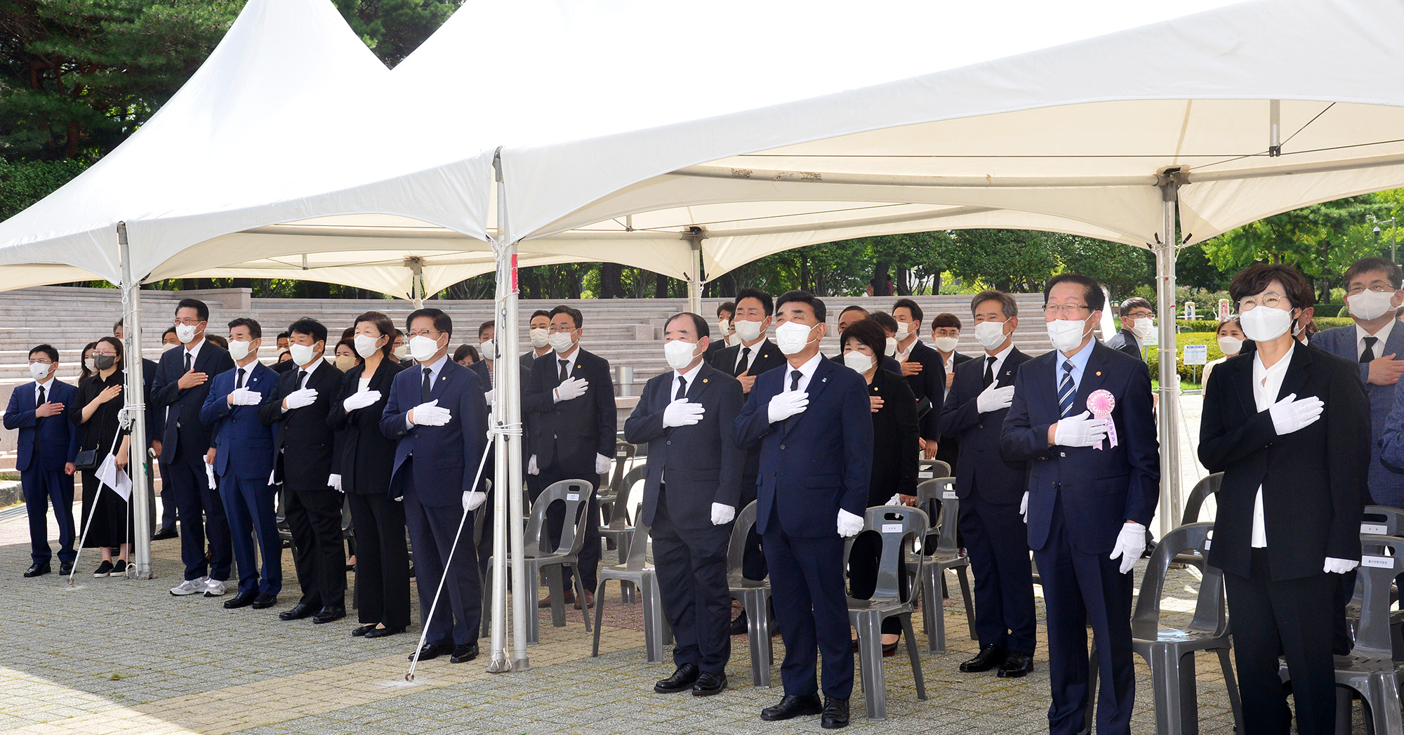 제77주년 광복절 기념 울산항일독립운동기념탑 참배2