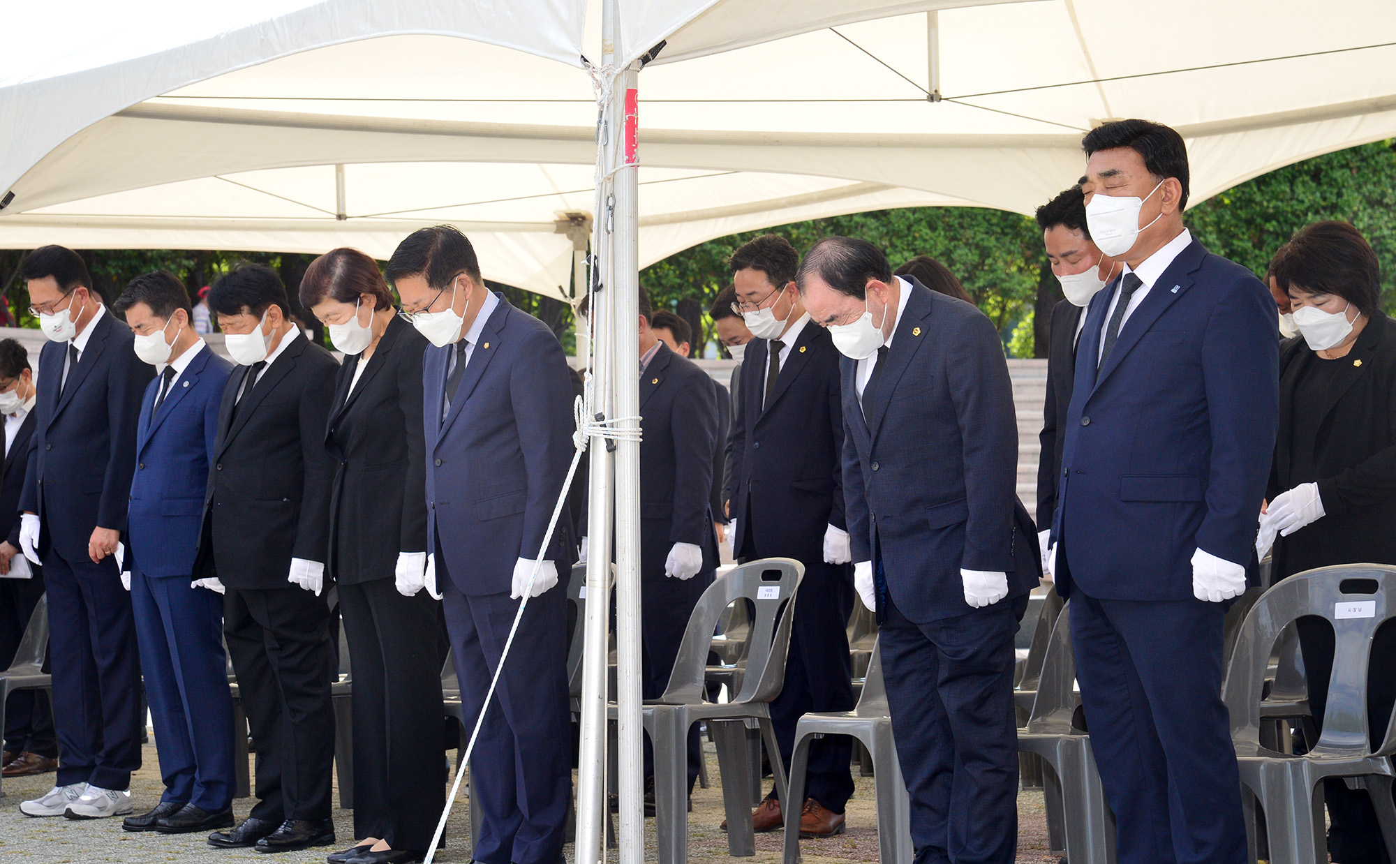 제77주년 광복절 기념 울산항일독립운동기념탑 참배3