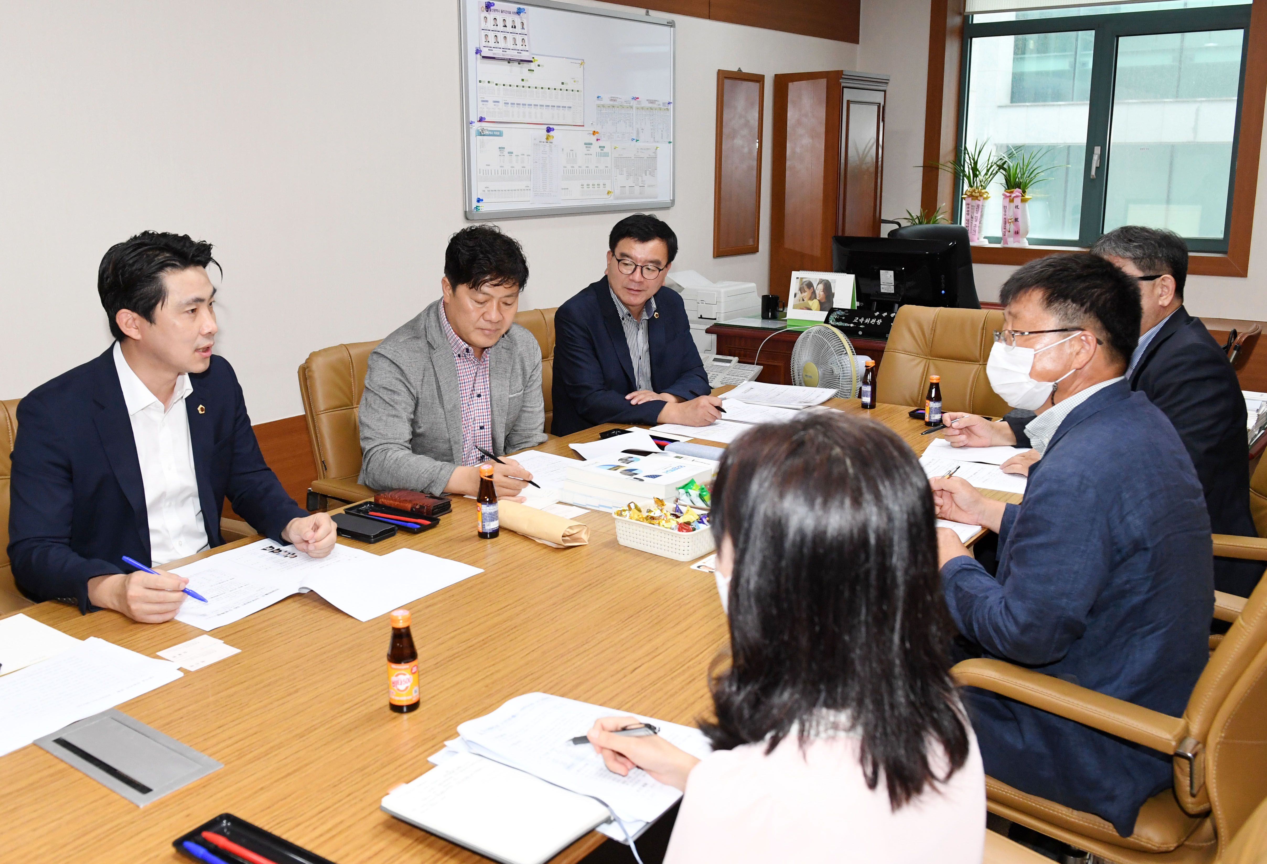 김종훈 산업건설위원회 부위원장, 울주군 현안사항 협력강화 모색 간담회 개최2