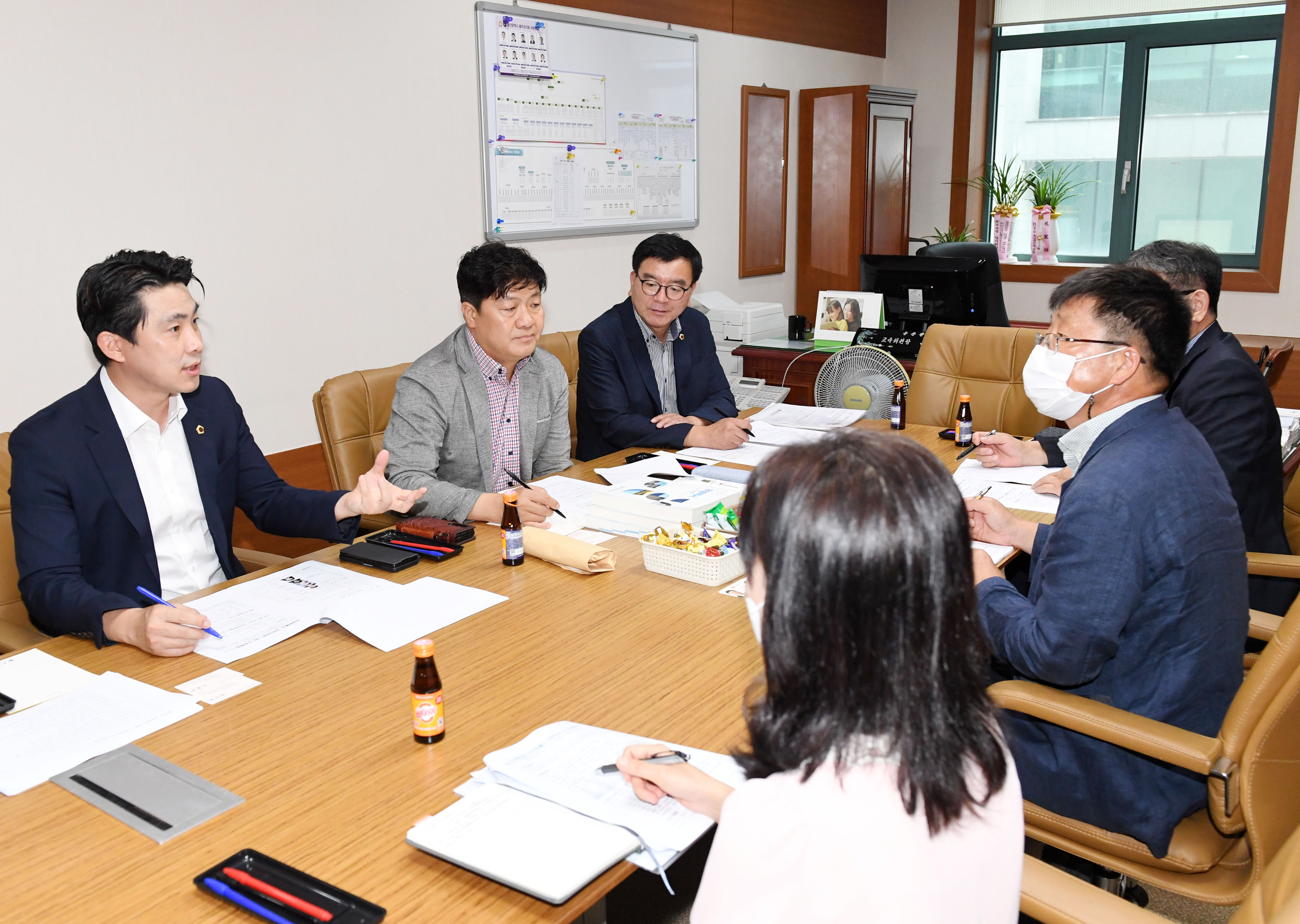 김종훈 산업건설위원회 부위원장, 울주군 현안사항 협력강화 모색 간담회 개최3
