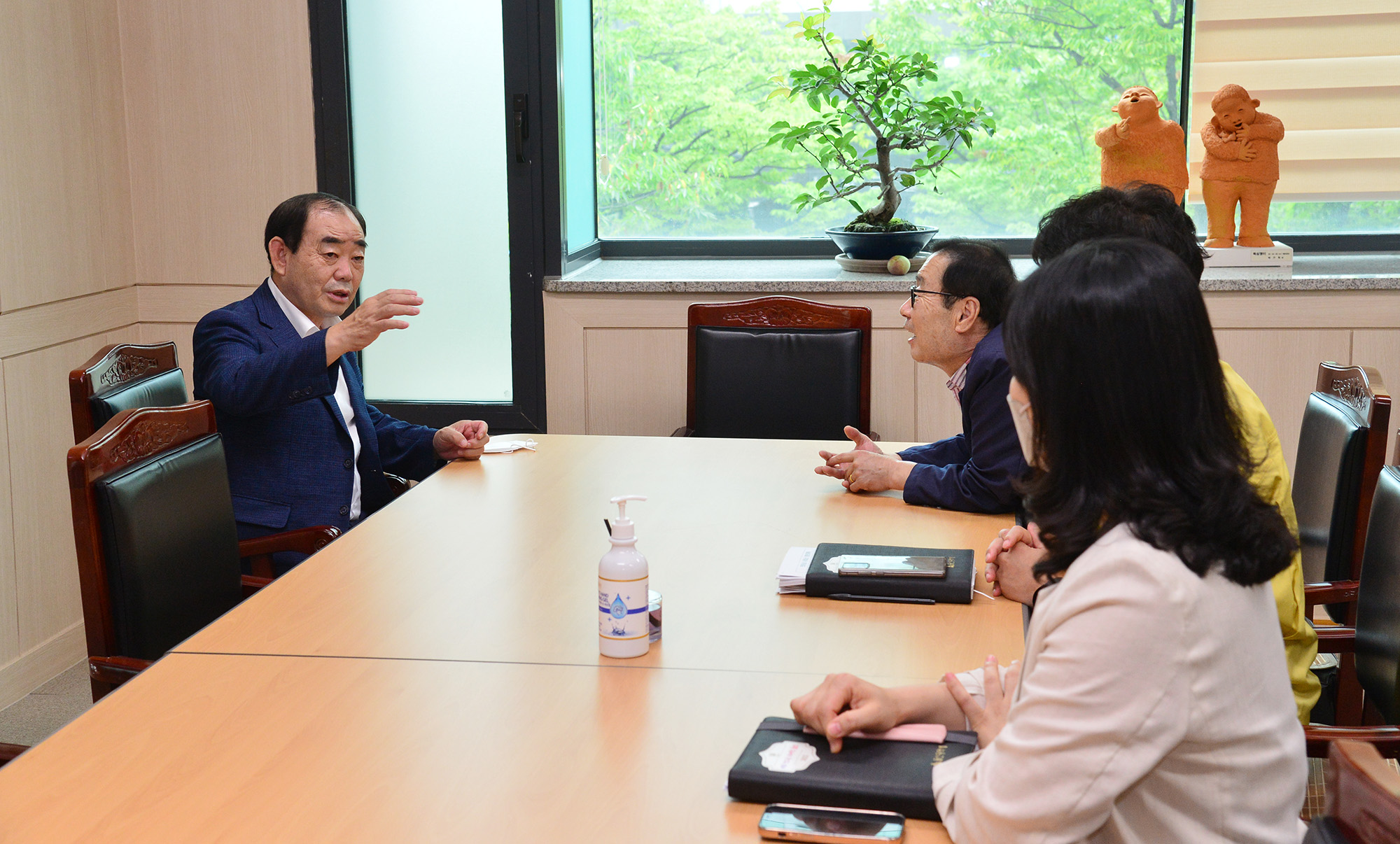 김기환 의장, 사업소 방문5