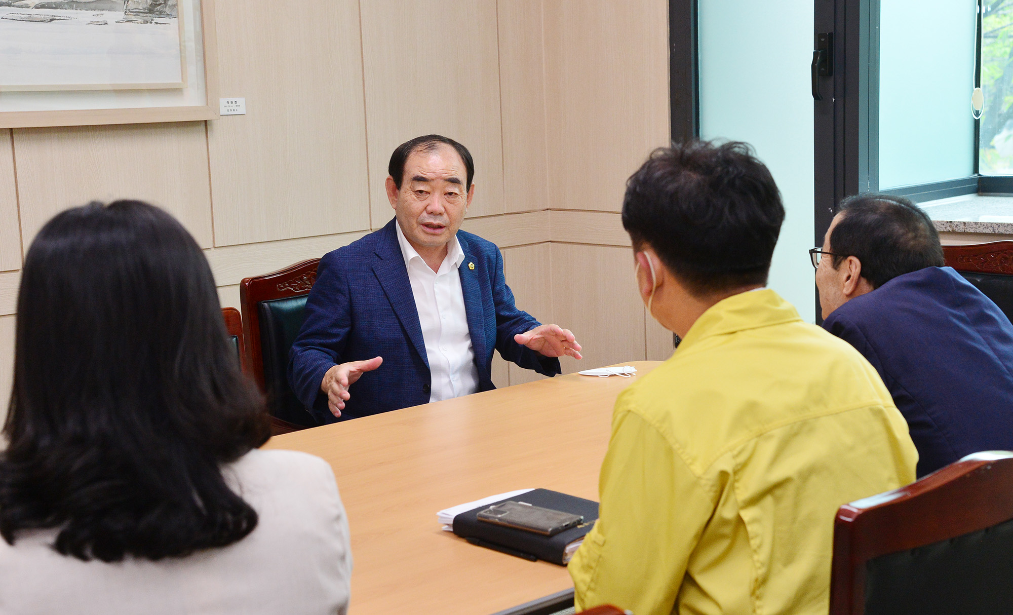 김기환 의장, 사업소 방문6