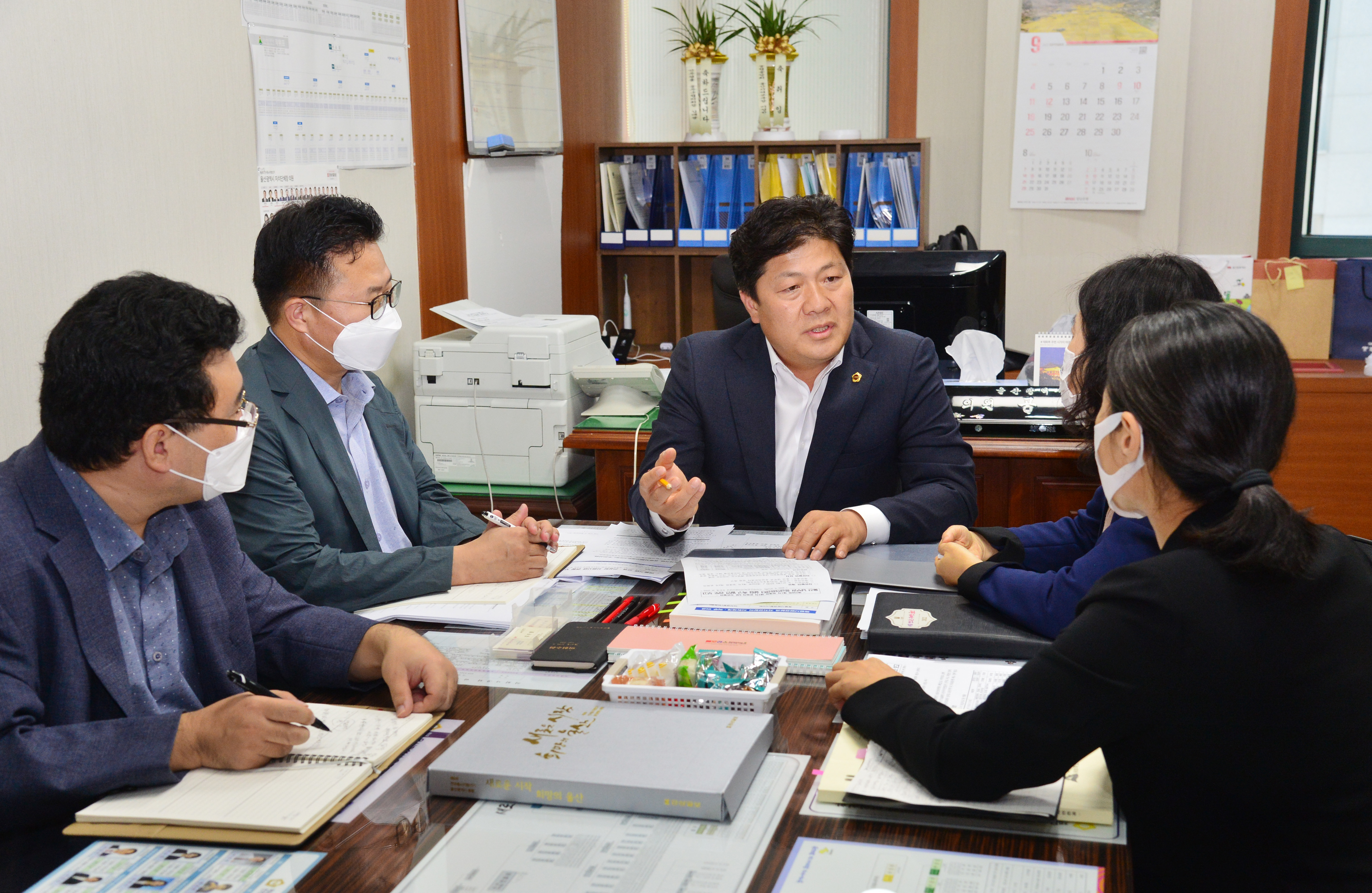 공진혁 의원, 울주군병원 및 응급의료센터 지원관련 업무보고3