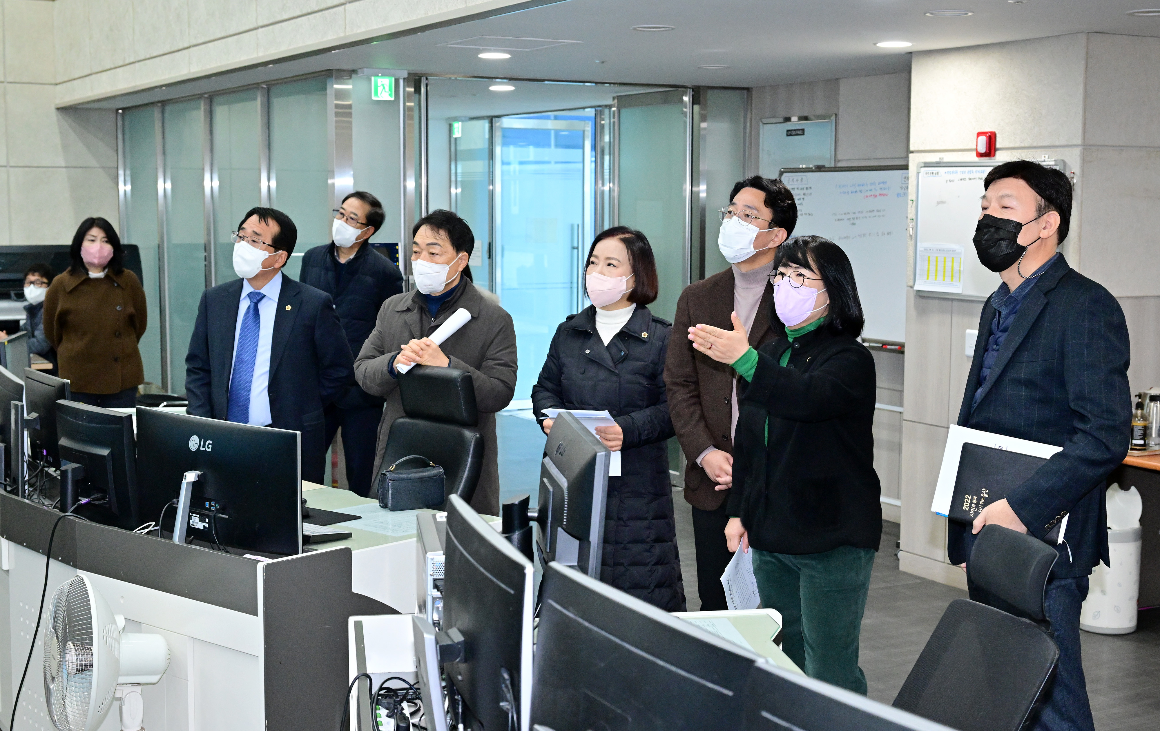 환경복지위원회, 물 관리센터 및 사연댐 현장 방문4