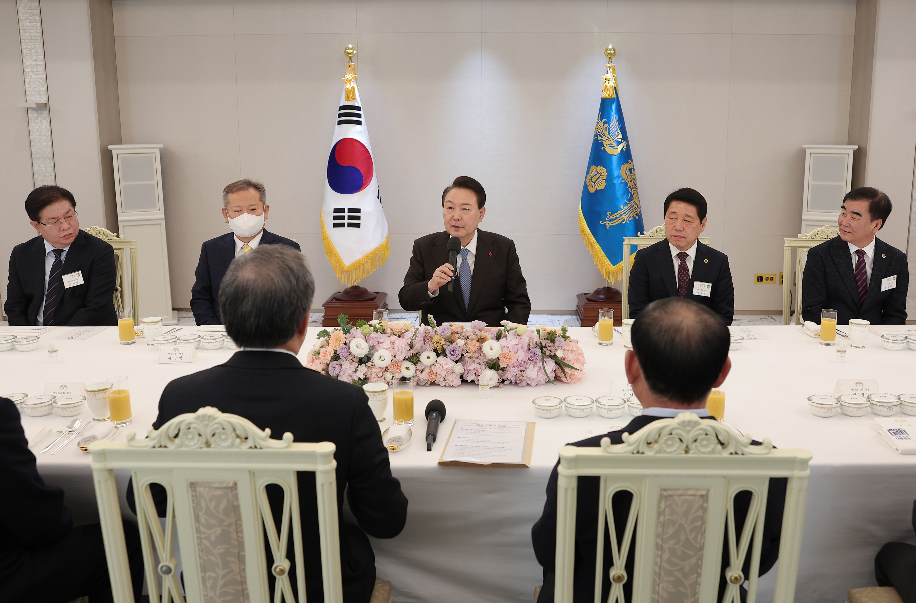 김기환 의장, 시도의회의장협의회 임원진 오찬 간담회 2