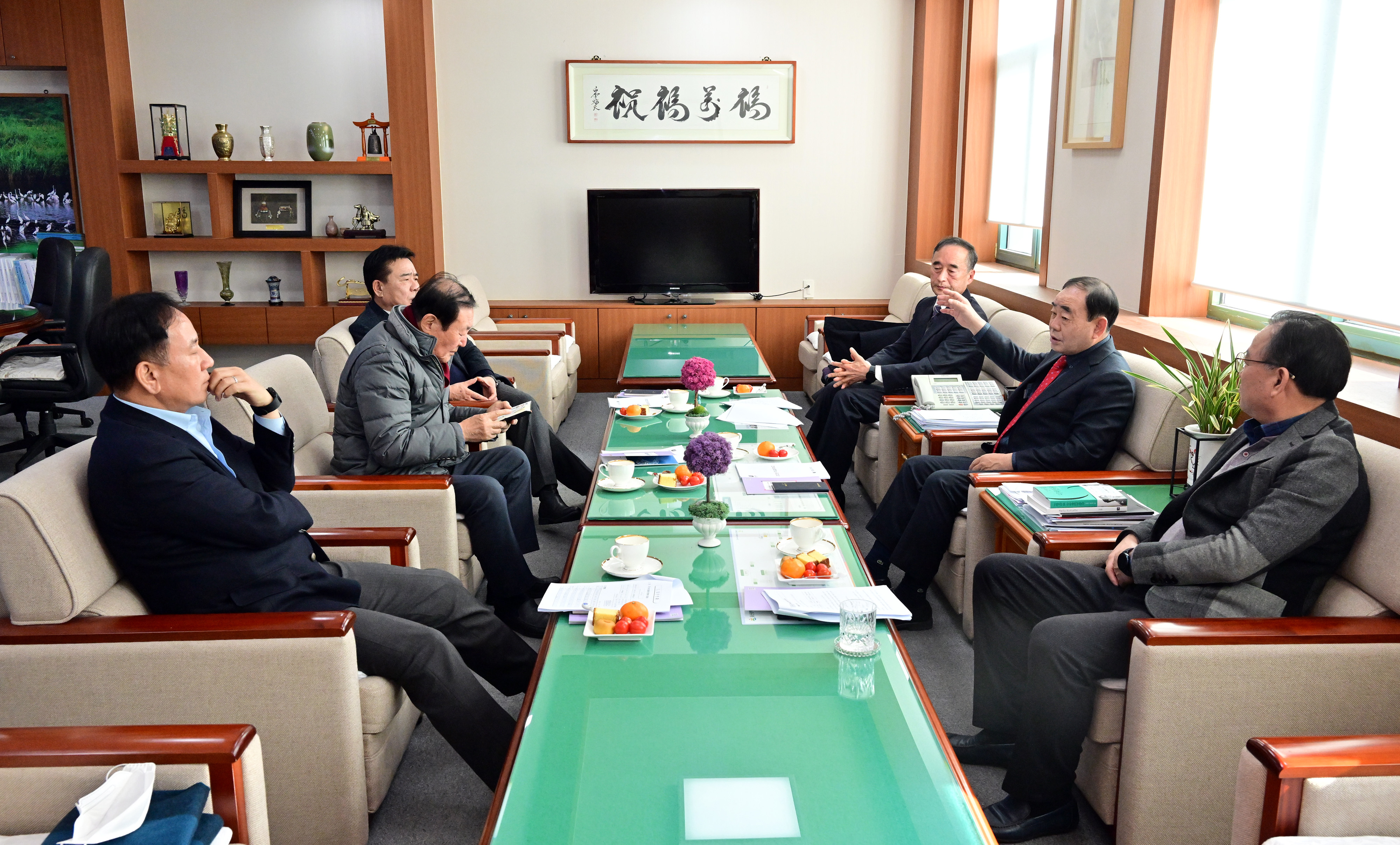 울산광역시의회, 역대 의장 초청 간담회 2