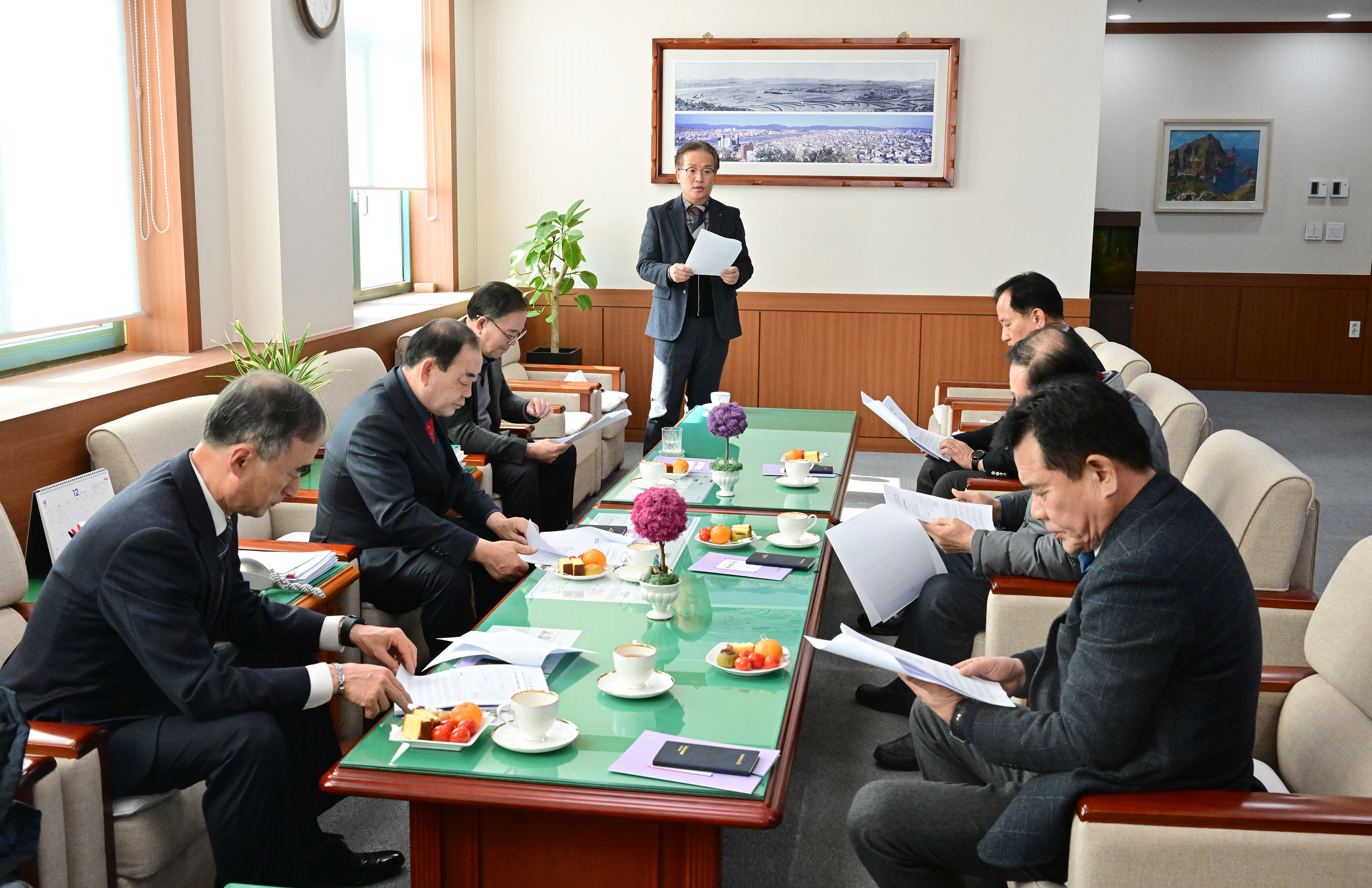 울산광역시의회, 역대 의장 초청 간담회 4