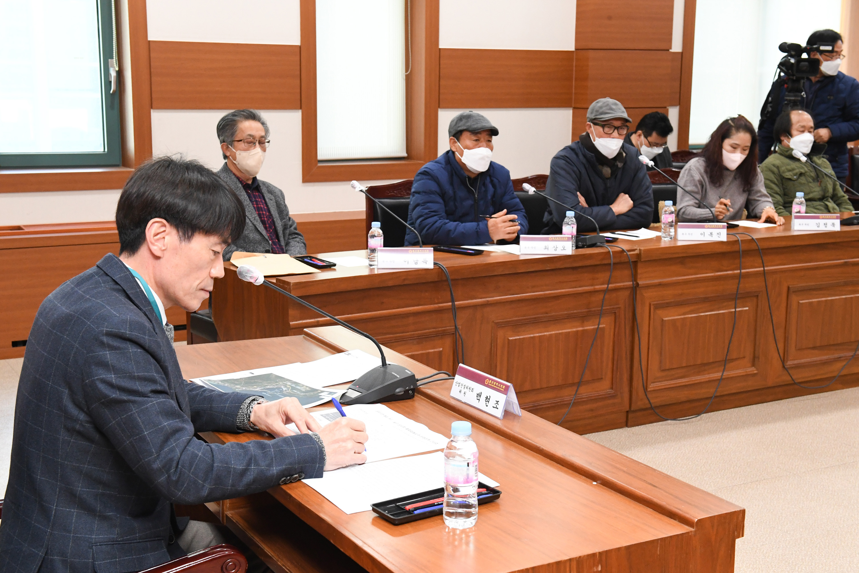 백현조 의원, 북구 당사항 월파피해지역 방재대책 간담회6