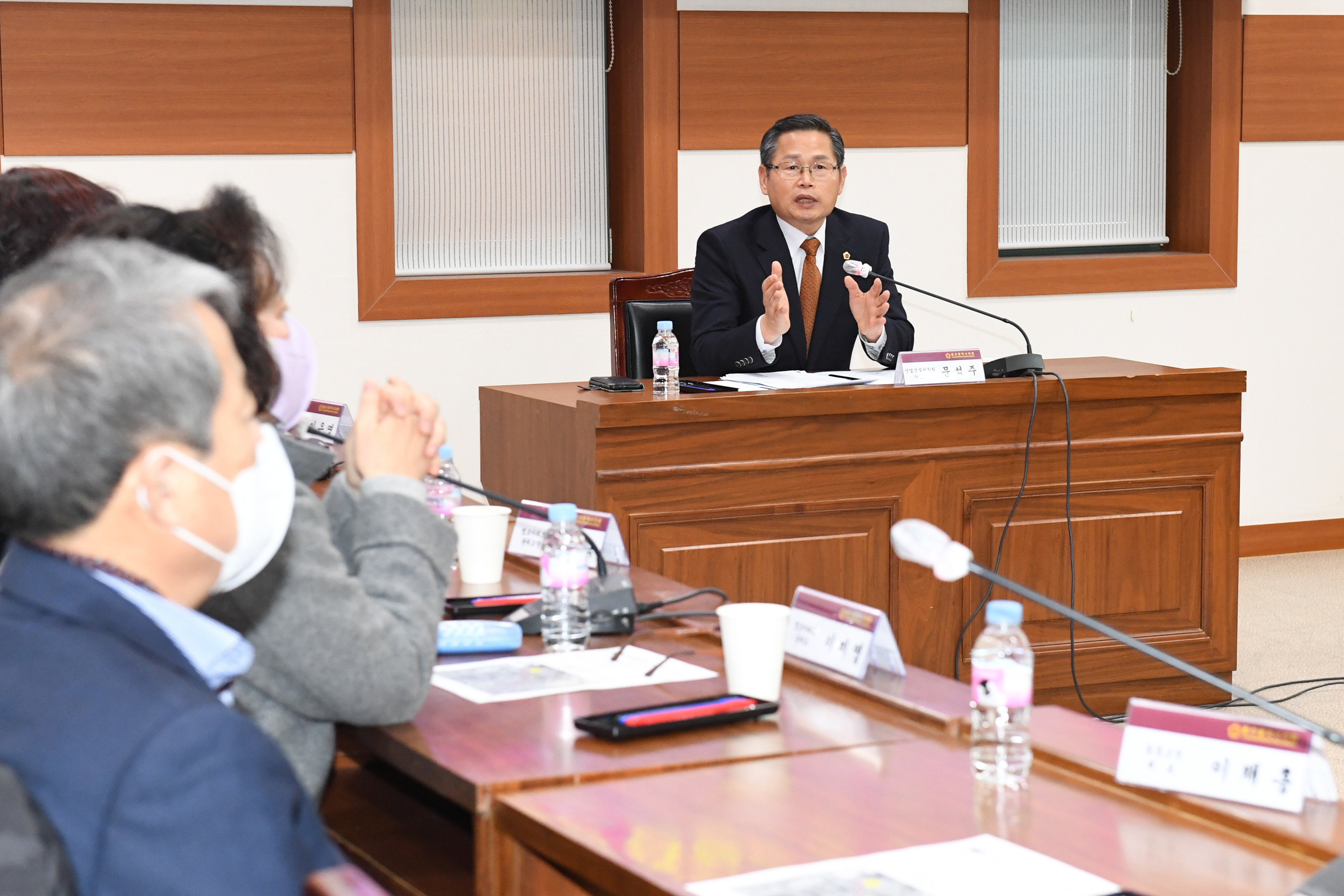 문석주 산업건설위원장 신천엠코아파트-국도7호선 연결도로 조기개설 간담회4