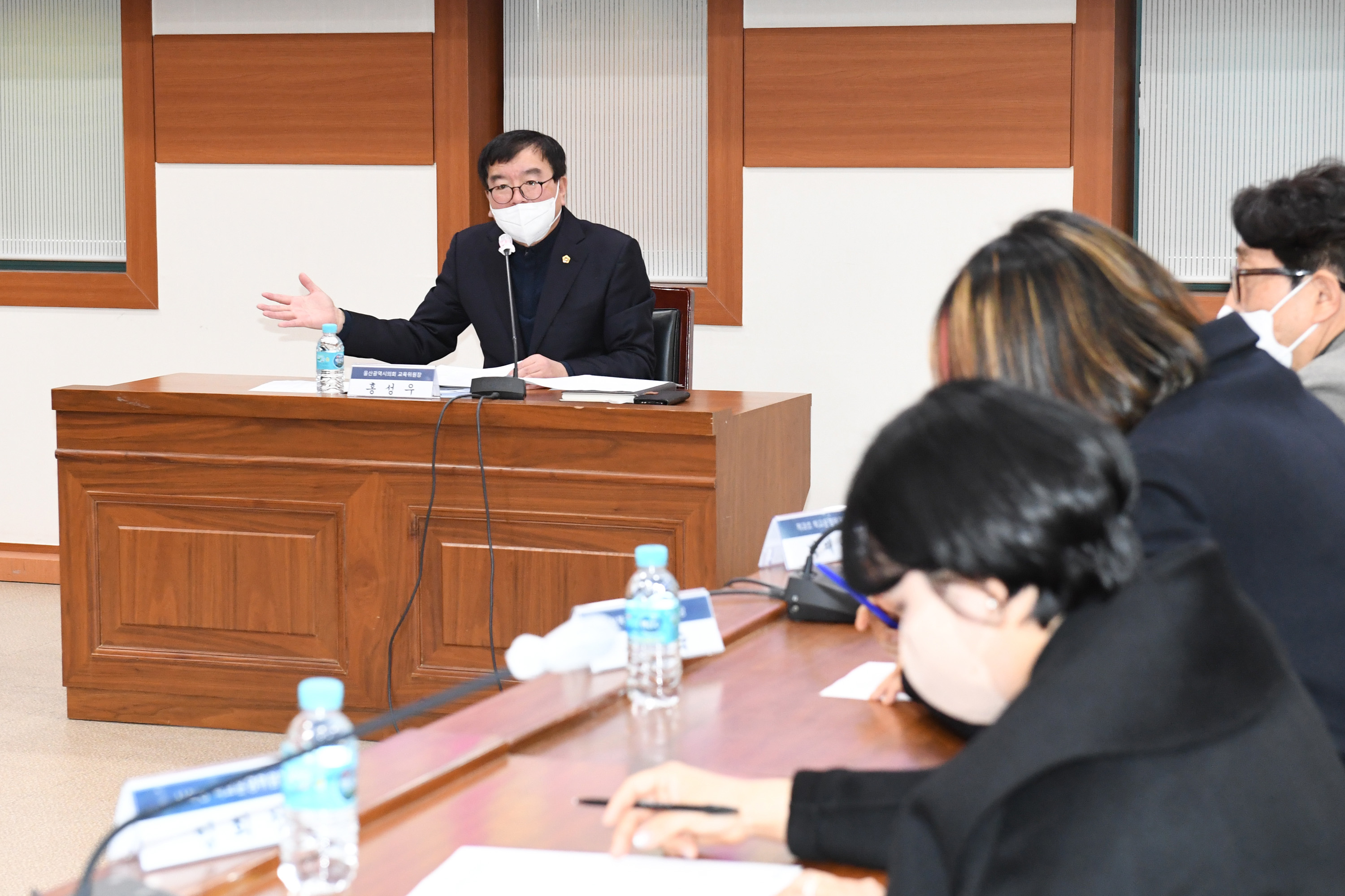 홍성우 교육위원장, 울주지역 학교 발전을 위한 간담회5